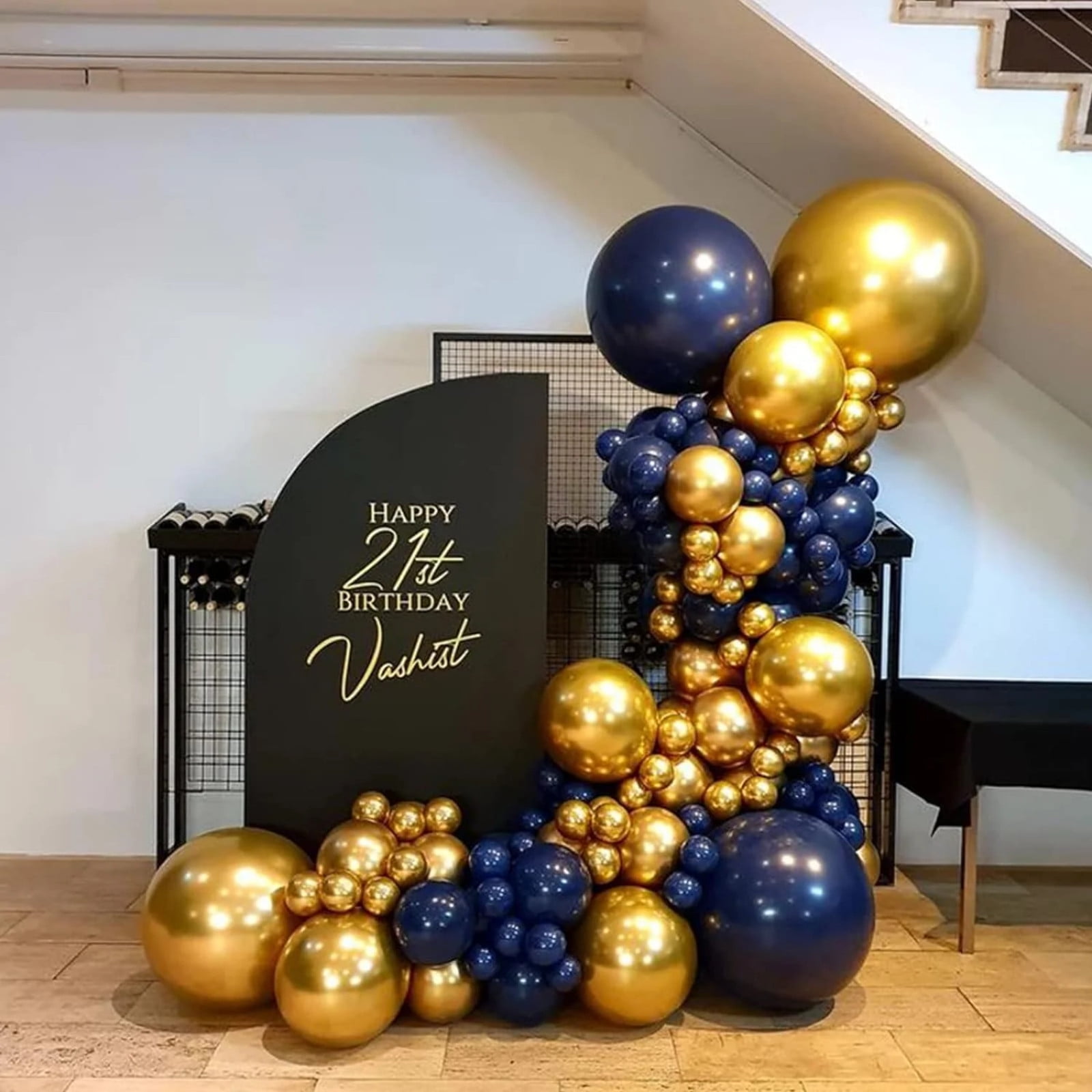 BallsFHK Navy Blue Latex Balloons for Party Decorations (Dark Blue, 12 in, 100 Pack) 55k7j