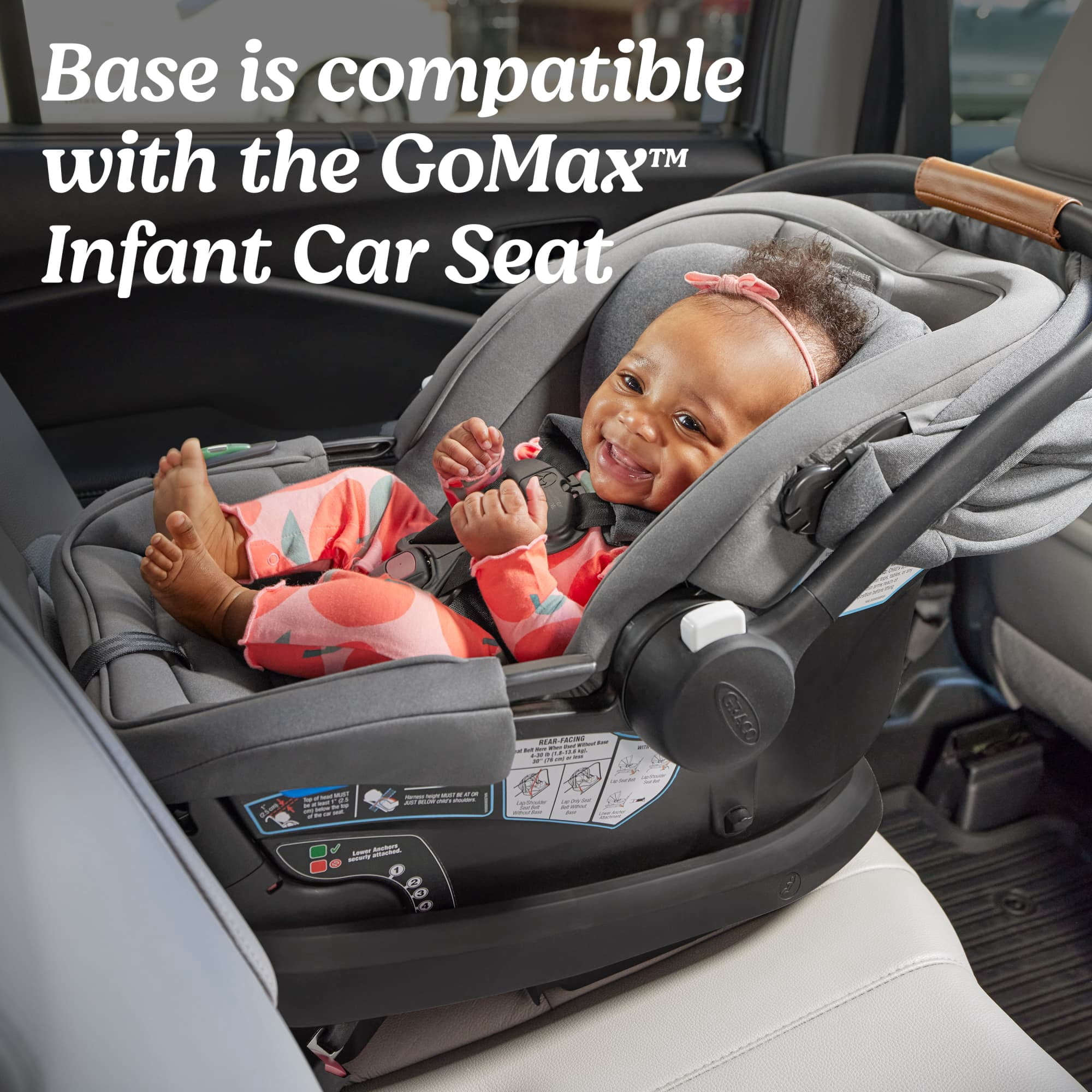 Graco GoMax Infant Car Seat Base (Black, 1 Count) 20o2e - Image 3