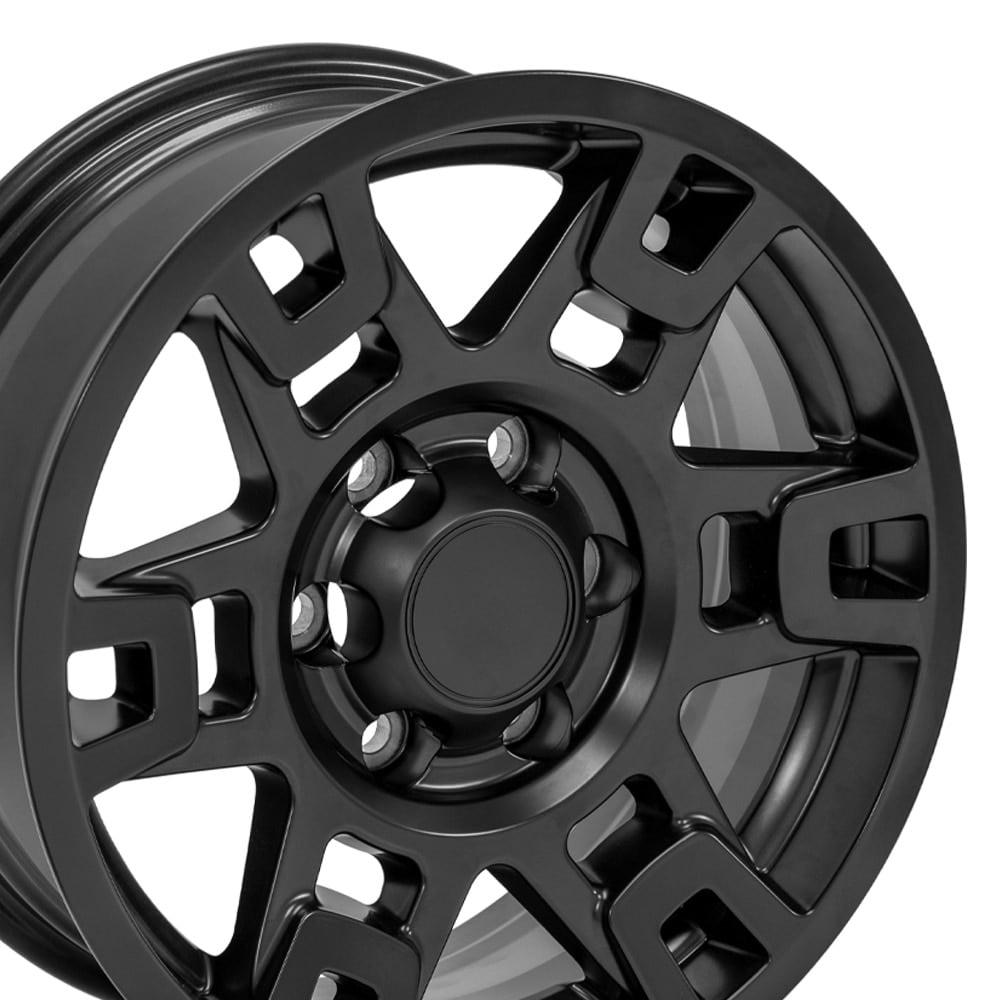 OE Wheels TY16B Replacement Rim for Toyota 4Runner Tacoma Tundra (Satin Black, 17x7 in) 6dctk
