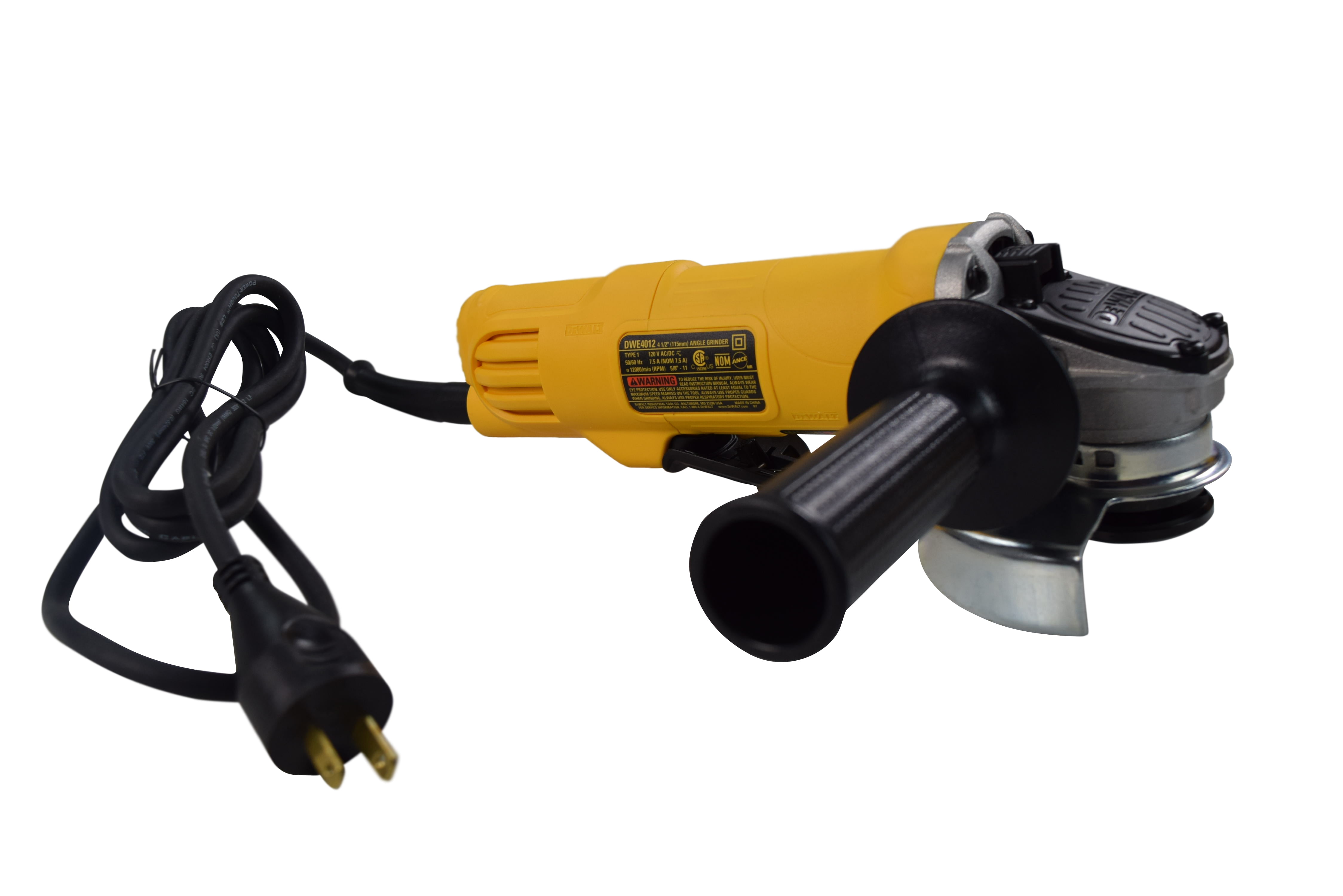 DEWALT 4-1/2 in Small Angle Grinder with Paddle Switch (7-Amp, Yellow) 3vd7r