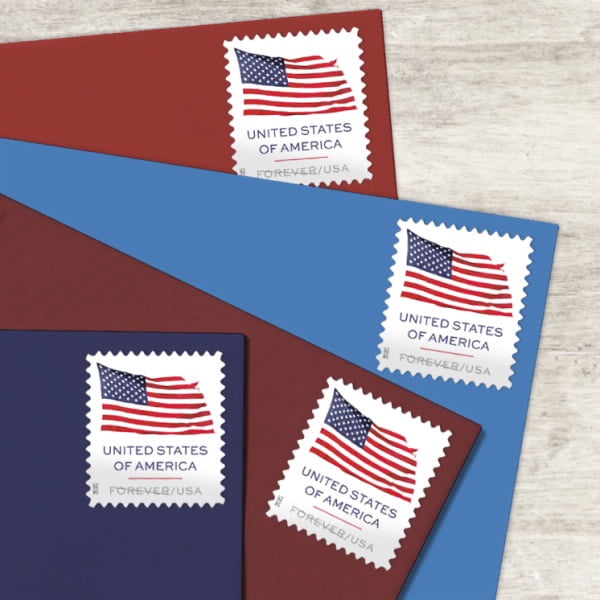 USPS 2025 Flag Forever Postage Stamps Patriotic First Class Mail (10 Count) whl5z - Image 3