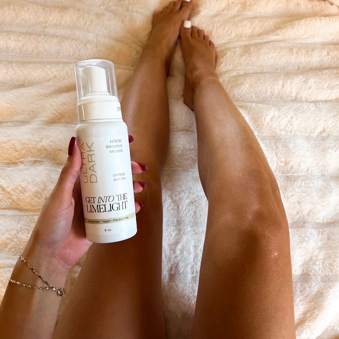 Get Into The Limelight Ultra Dark Sunless Tanning Mousse (Dark, 14 fl oz) k2l3f