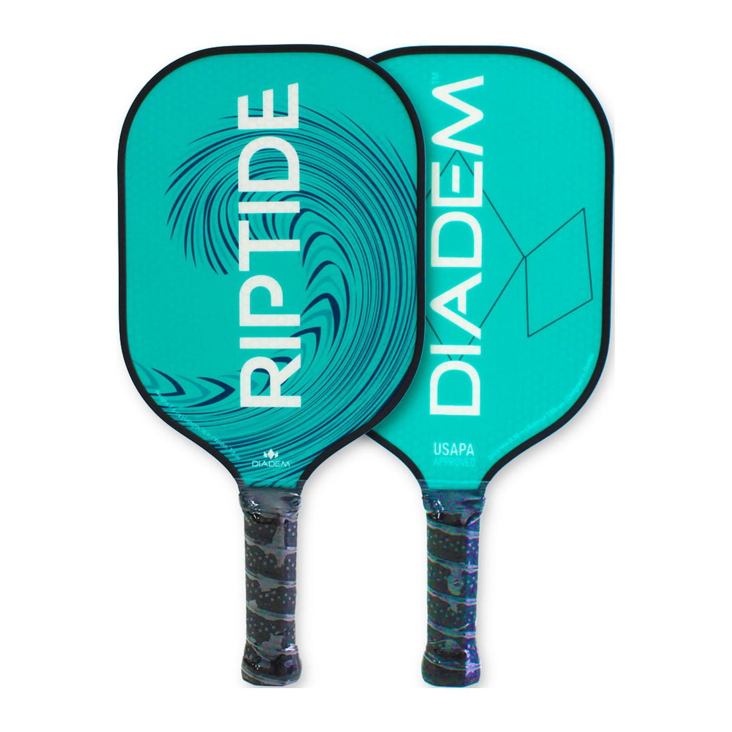 Diadem Sports Riptide HMT Fiber Pickleball Paddle (Teal, 7.6 oz) 2fd39