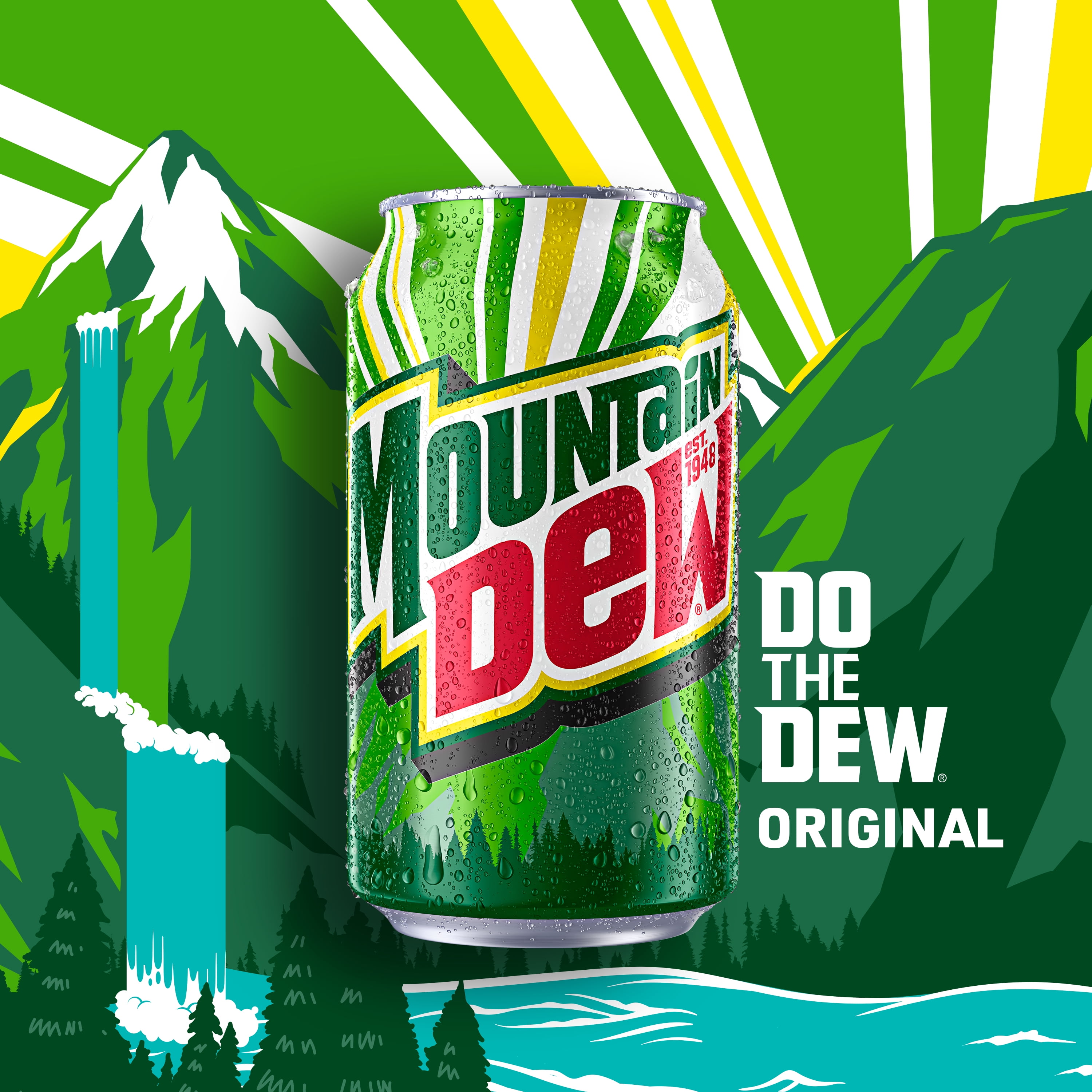 Mountain Dew Citrus Soda (Original Flavor, 24 Pack, 12 fl oz) 36qss