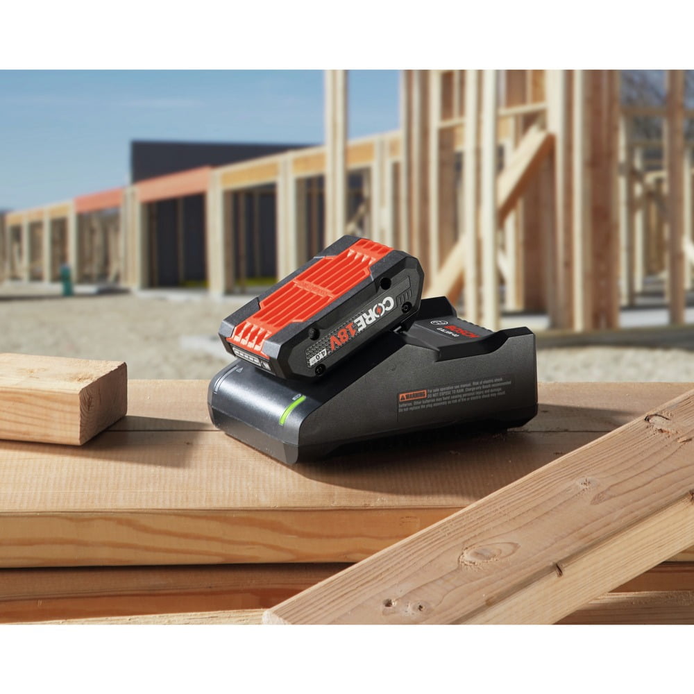 Bosch GXL18V-497B23-RT 18V Brushless Cordless 4-Tool Combo Kit with 2 Batteries (Refurbished, 4 Ah and 2 Ah) 1289e