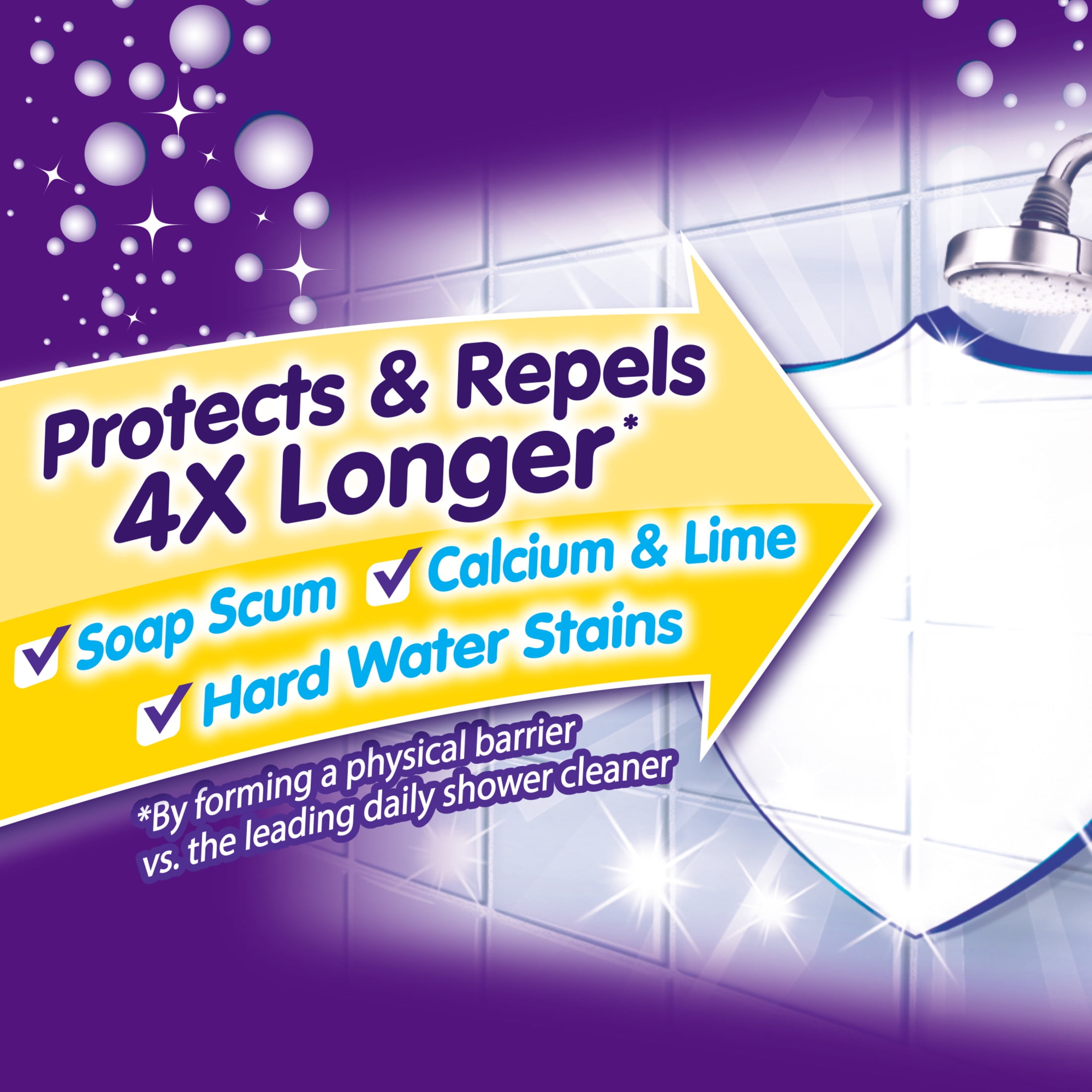 OxiClean Shower Guard Daily Shower Cleaner, Stain Repellent Barrier (30 oz) 7rsrq