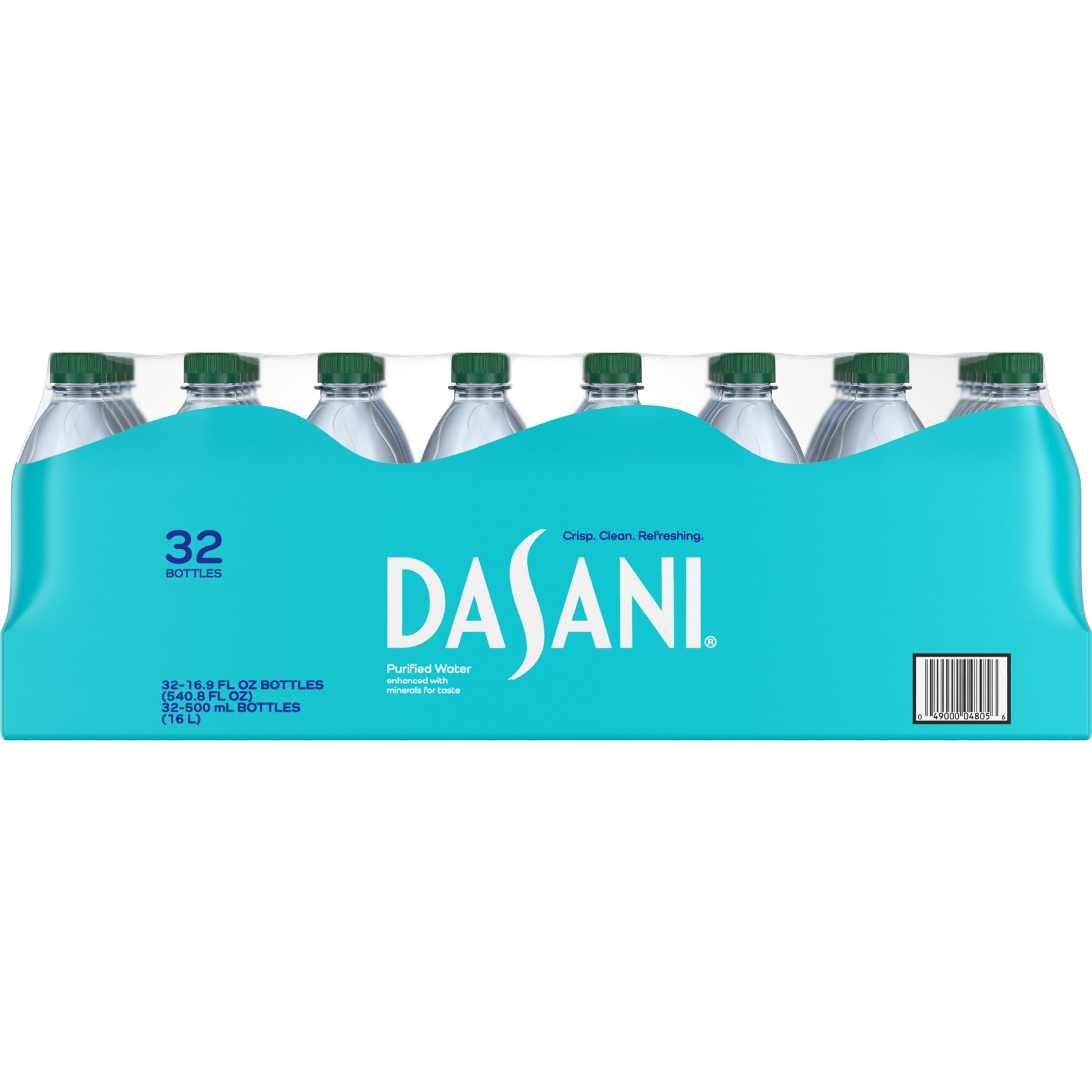 Dasani Purified Water, Crisp and Clean Refreshment (Clear, 32 Pack, 16.9 fl oz) v0wq2
