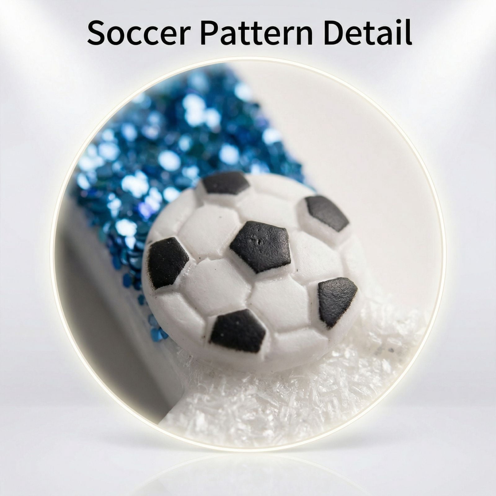 Anmrize Soccer Number 1 Birthday Candle (White, 3 in) dew9v