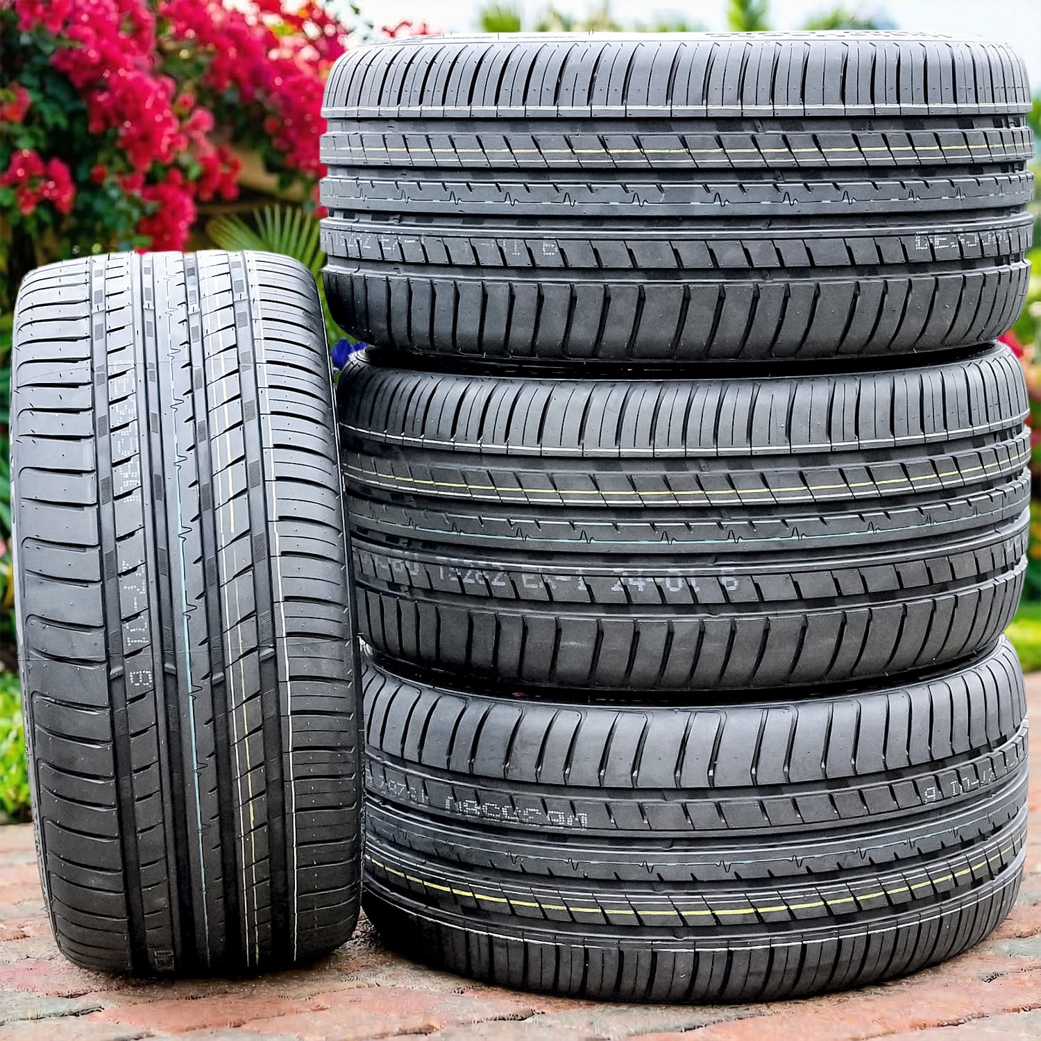 Cosmo MuchoMacho High Performance All-Season Tires (255/35R18, 94Y XL, Set of 2) dl8cg