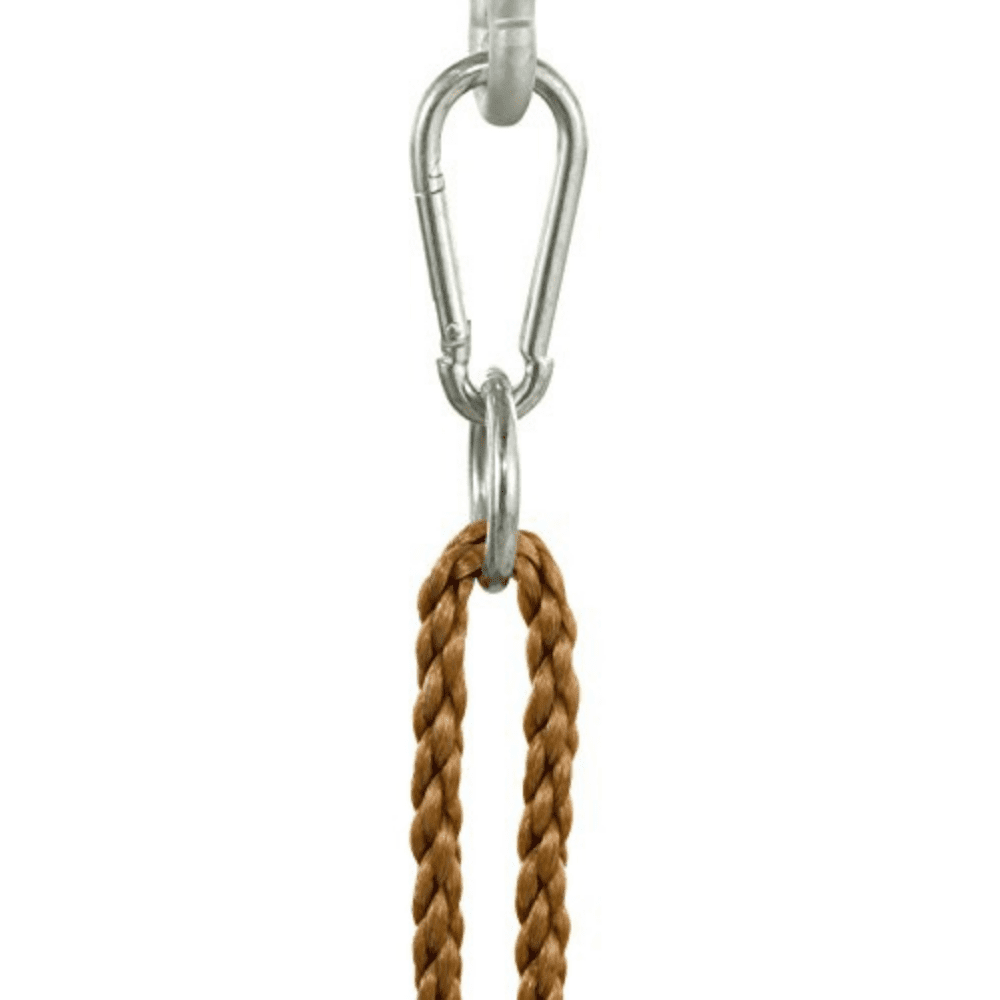 Outdoor Heights Disc Swing for Tree or Swing Set with Adjustable Rope (Yellow, 11 in) guzjx - Image 7