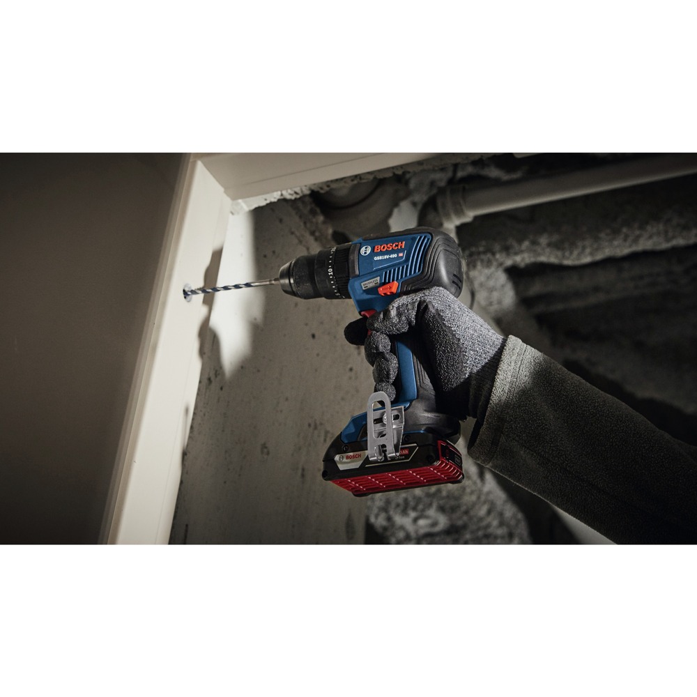 Bosch GXL18V-497B23-RT 18V Brushless Cordless 4-Tool Combo Kit with 2 Batteries (Refurbished, 4 Ah and 2 Ah) 1289e