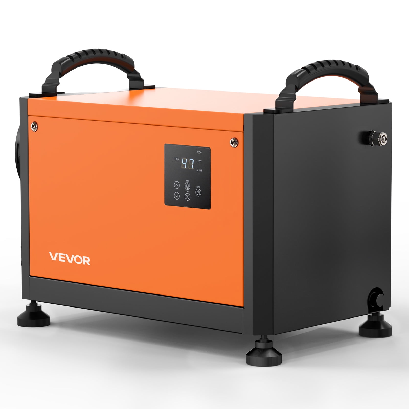VEVOR 70 Pints Commercial Dehumidifier with Pump, Heavy-Duty Industrial Dehumidifier for Basement and Crawl Space (Black, 70 Pints) 8rmi2