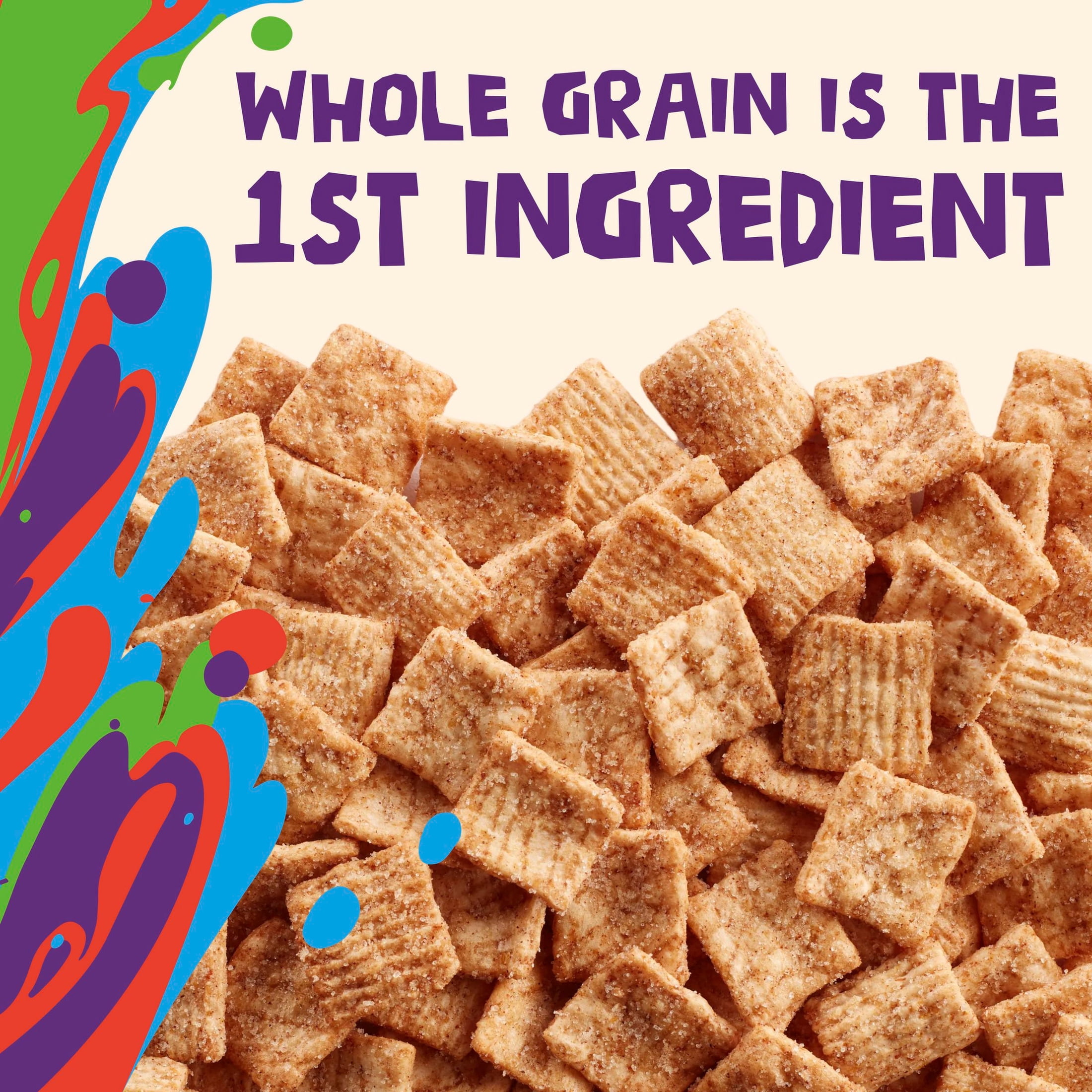 Cinnamon Toast Crunch Breakfast Cereal, Crispy Whole Grain Cinnamon Sugar Squares (32 oz) z0gkb
