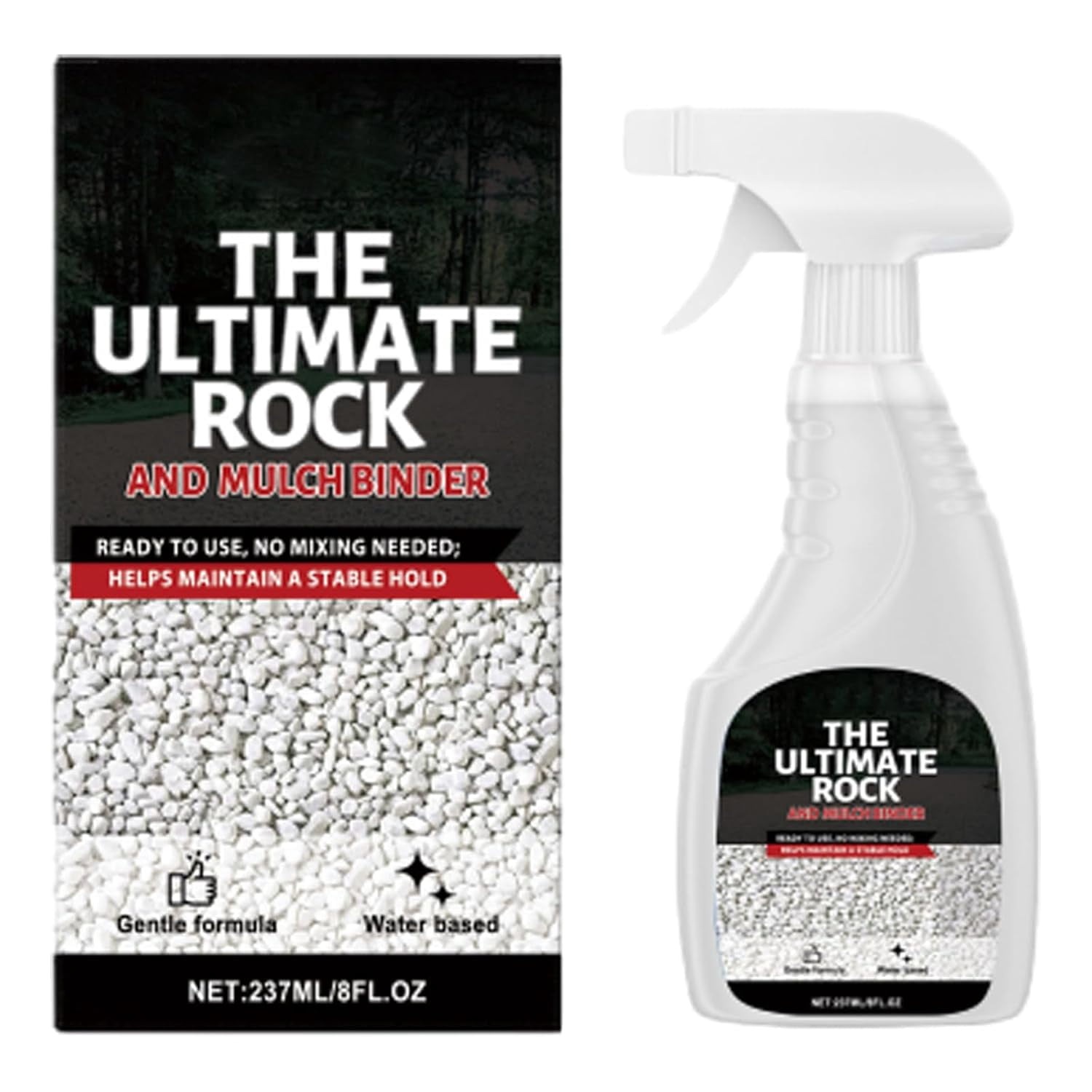 HXYZH Spray-On Rock and Mulch Binder, Landscape Gravel and Bark Adhesive (1 PC) gawm6