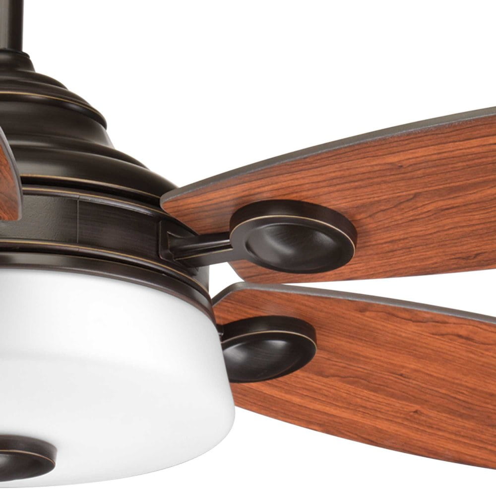 Progress Lighting Graceful Collection 54-in Ceiling Fan with LED Light and Reversible Blades (54-in) cmyzo