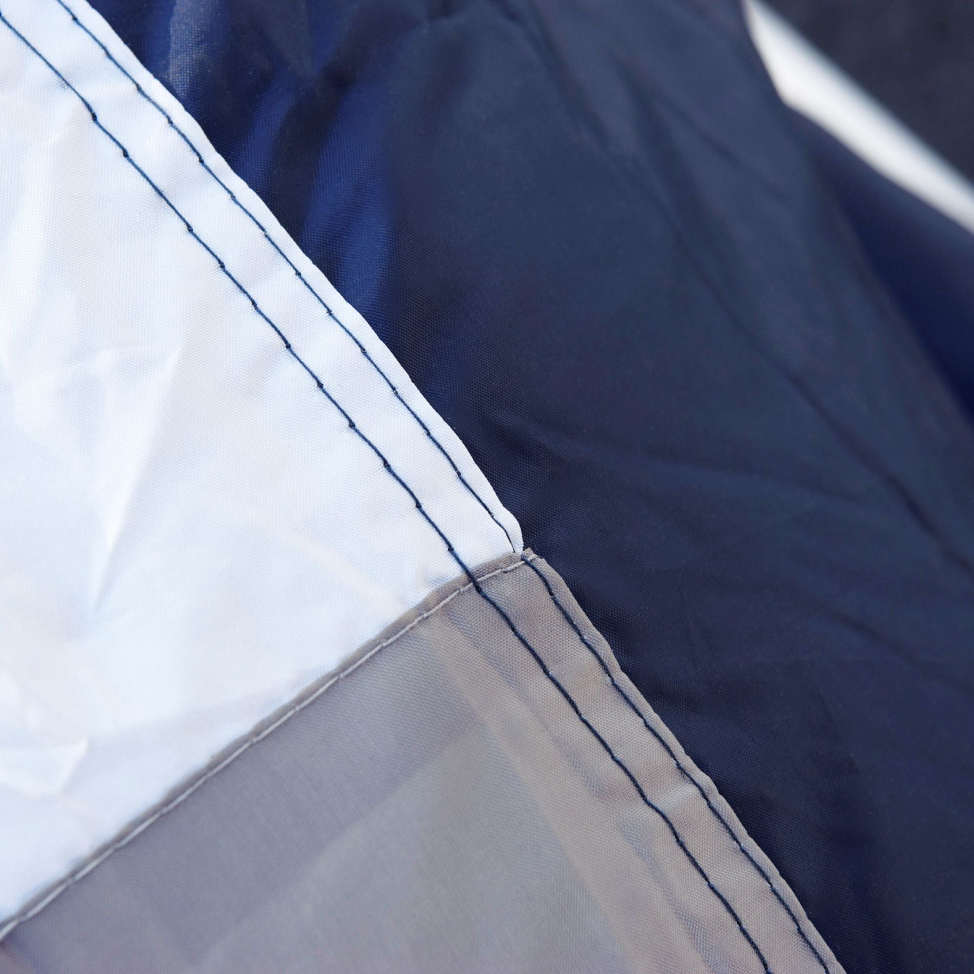 Budge Standard Motorcycle Cover, UV & Water Resistant Outdoor Protection (Blue & Silver, Size 2) dl1lk