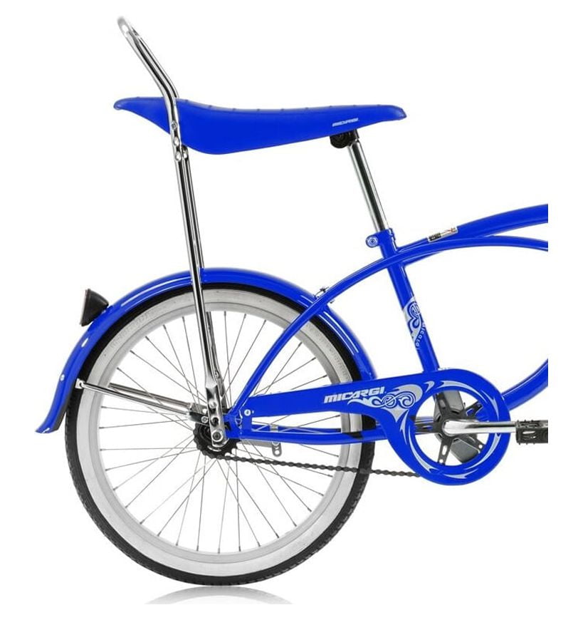 Wonder Wheels Beach Cruiser Lowrider Bicycle, Durable Steel Frame, Comfortable Ride (Blue, 20 in) ahp4m