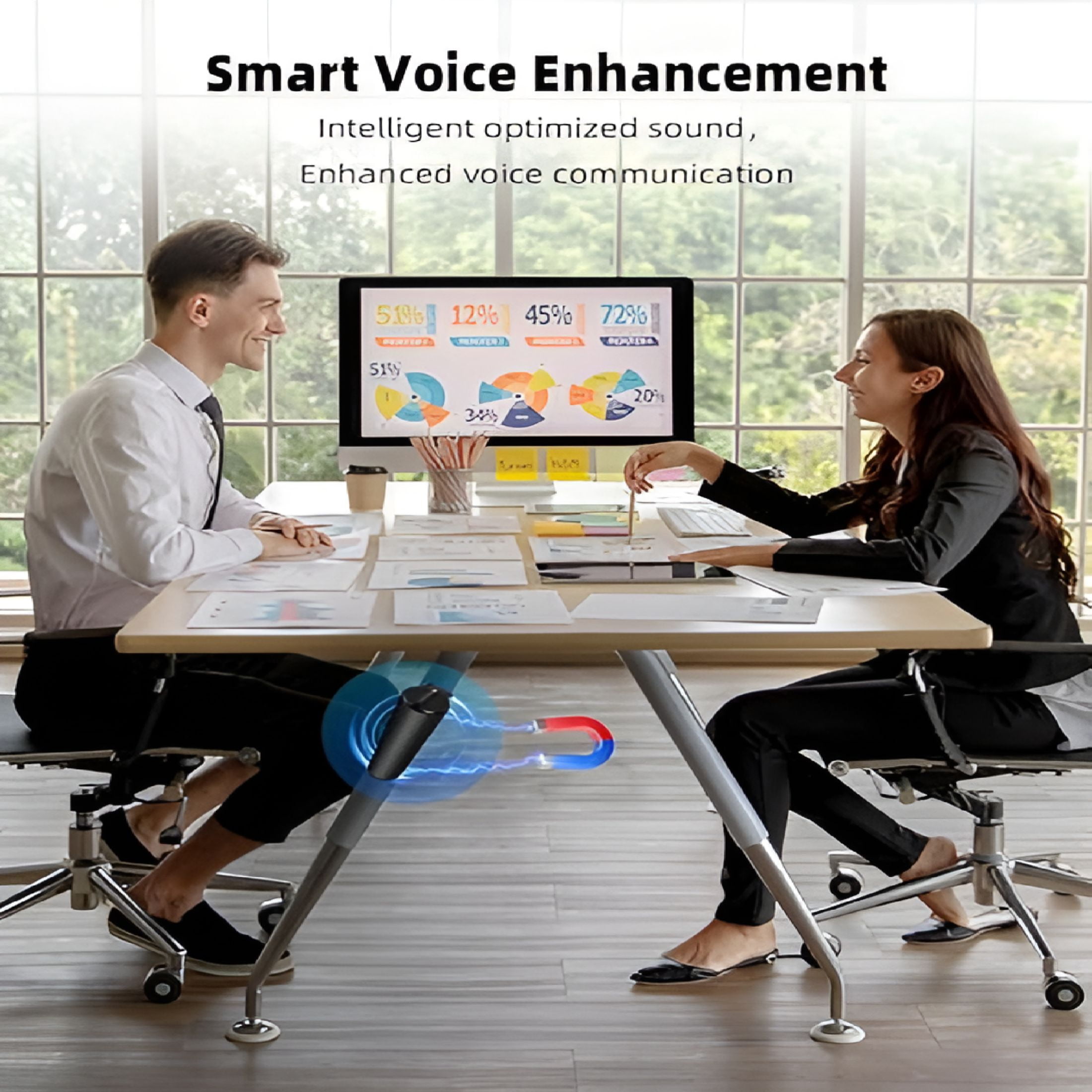 GJX Digital Voice Recorder with 128GB Storage, Magnetic Voice Activated Audio Recording Device for Meetings and Lectures (Black, 4.5 oz) yymr1