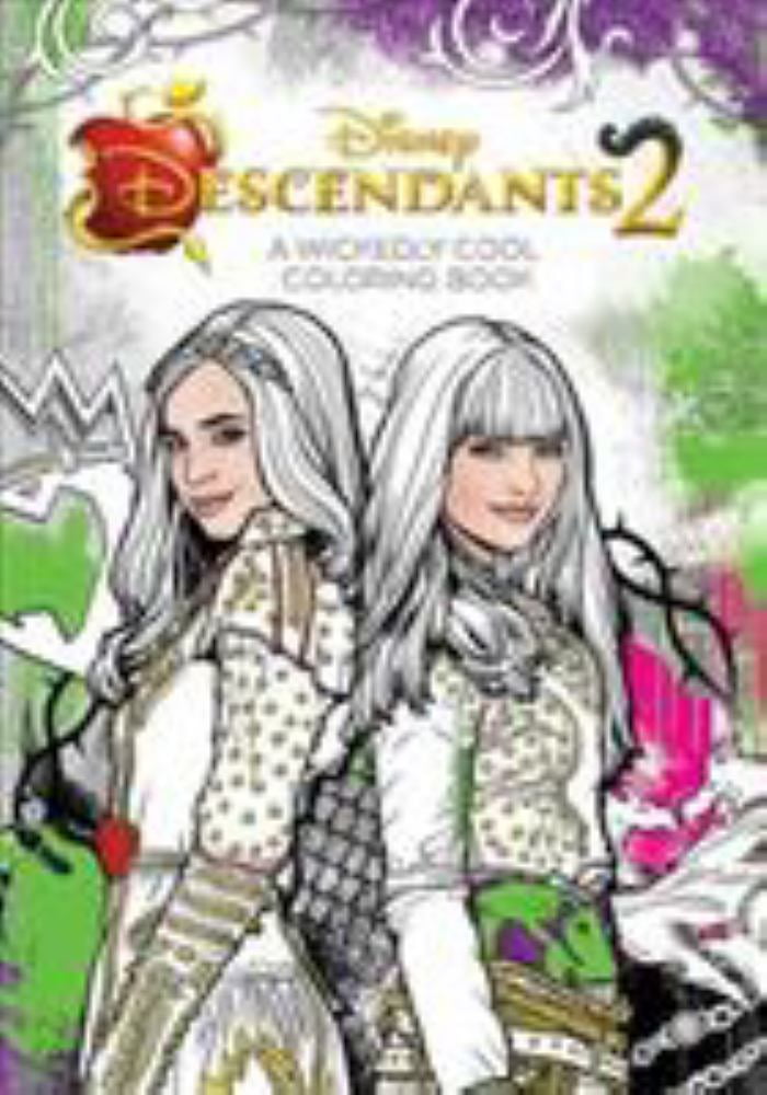 Disney Books Descendants 2 Wickedly Cool Coloring Book for Kids (128 Pages) v3ln7