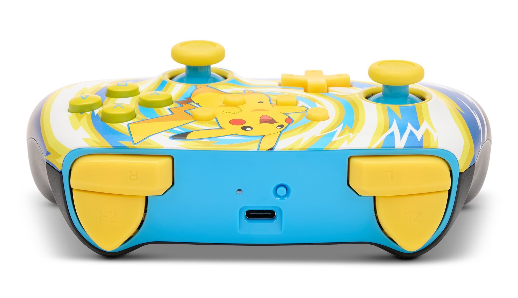 PowerA Enhanced Wireless Controller for Nintendo Switch - Pokémon Pikachu Vortex (Yellow, 10 ft) xytz2