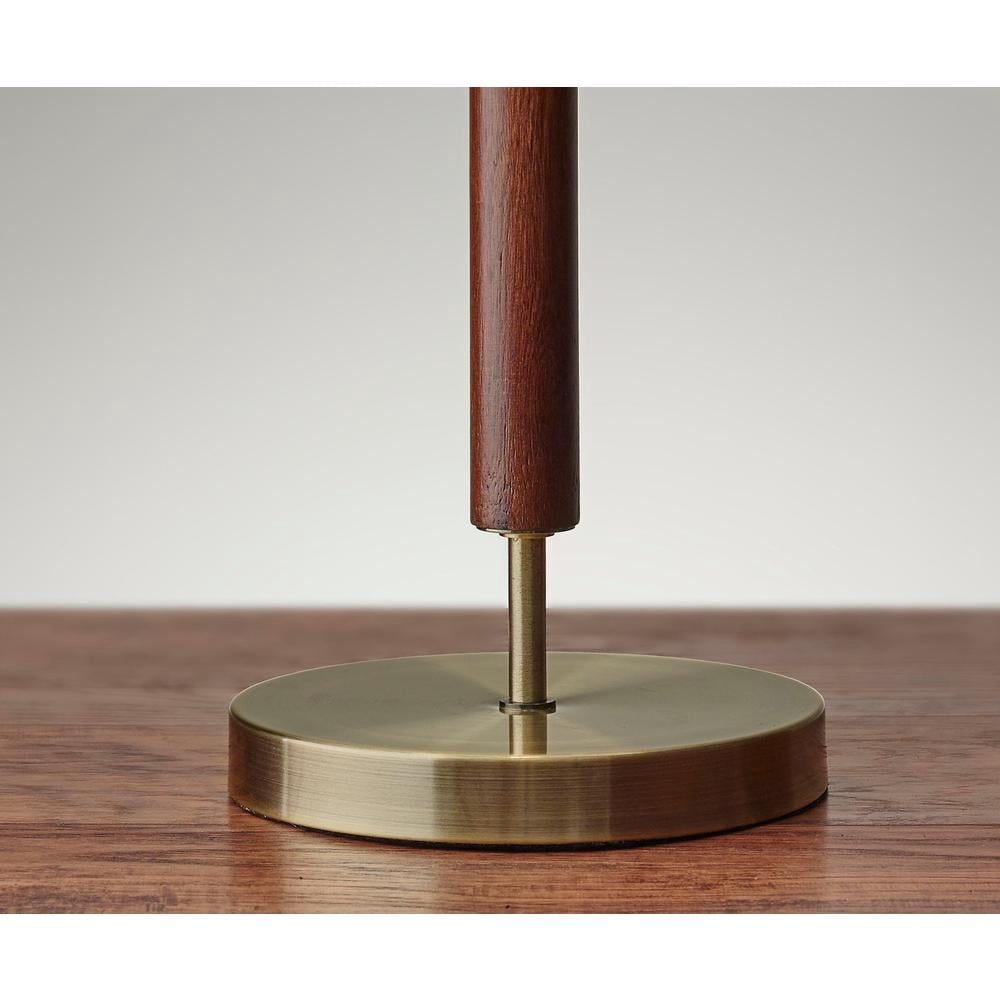Adesso Hamilton Table Lamp Modern Minimalist Desk Lighting (19 in) f2r3q