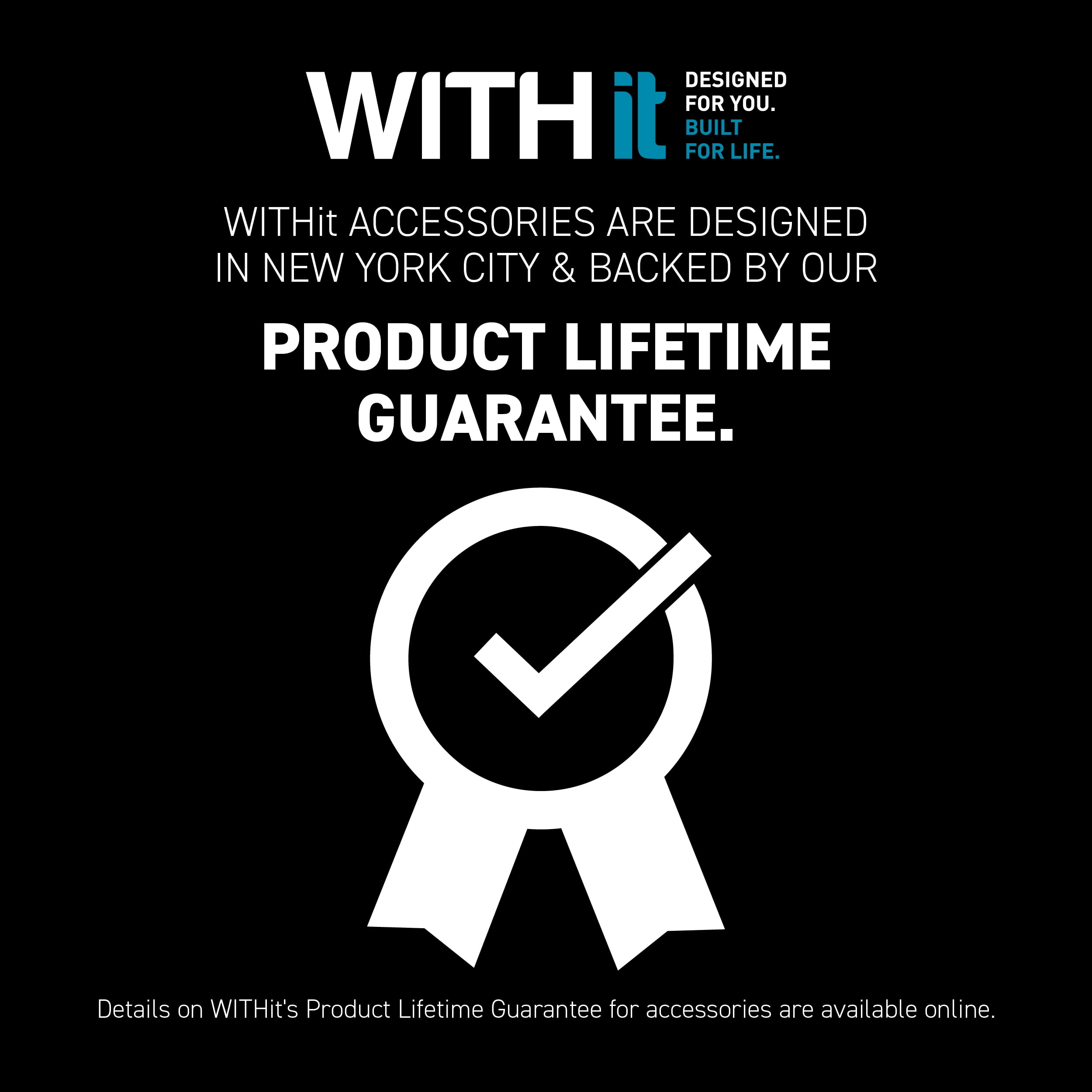 WITHit Stainless Steel Link Band for Apple Watch (Black, Adjustable Size) ufywx - Image 5