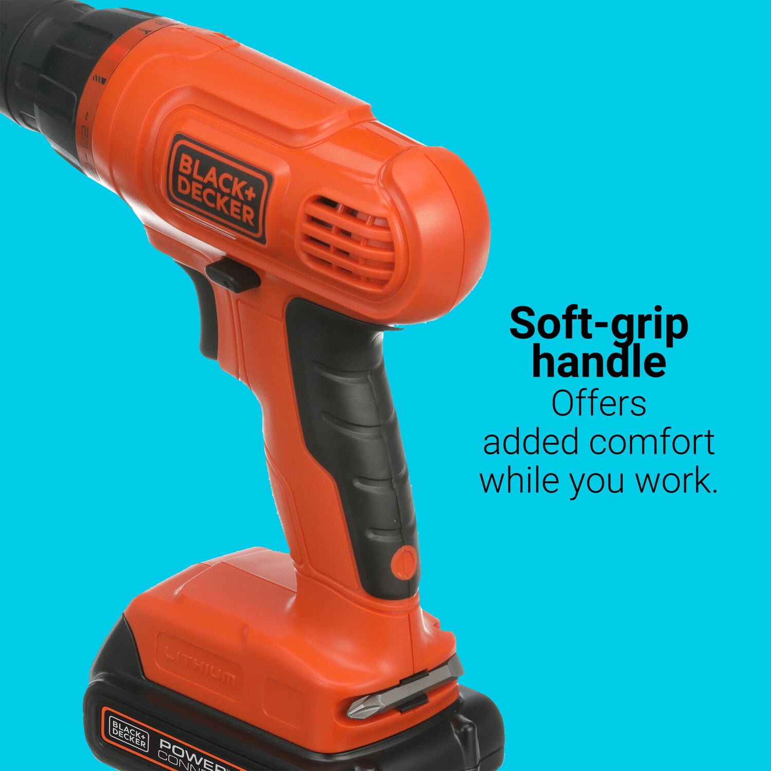 BLACK+DECKER 20V Cordless Drill and Driver Kit, Ergonomic Power Tool Set with 100 Accessories (Black, 1.5 Ah) ax3qq