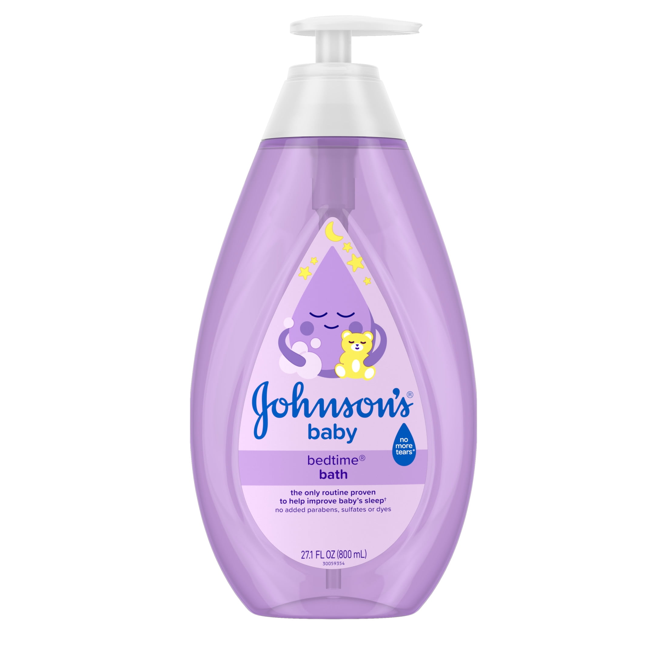 Johnson's Baby Bedtime Routine Set, Calming Bath, Shampoo, and Moisturizing Lotion (3 Piece Set) kd851