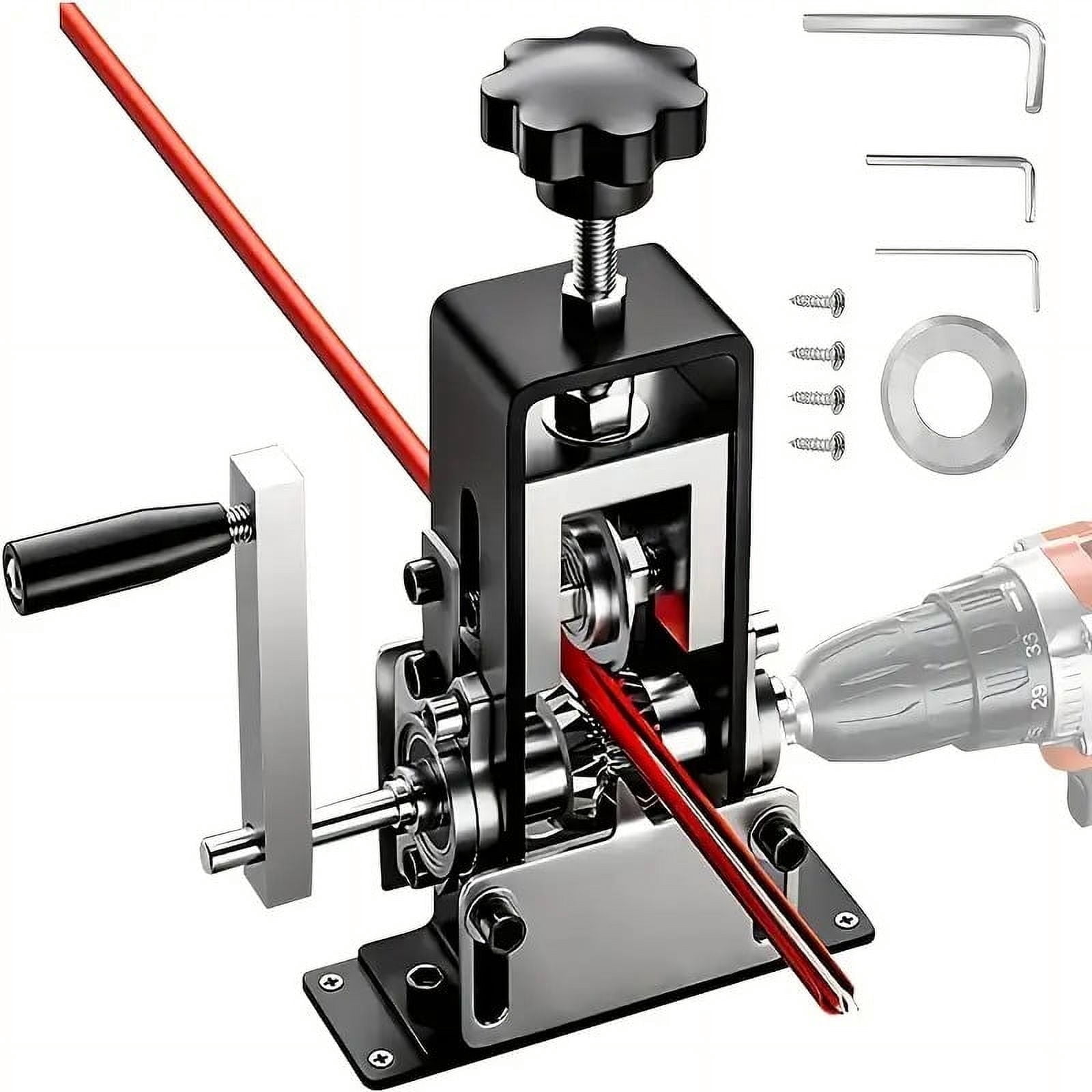 DEXIMRO Wire Stripping Machine for Copper Recycling, Manual and Drill Powered Cable Peeler (Silver, 0.06-1 in) 85qvu