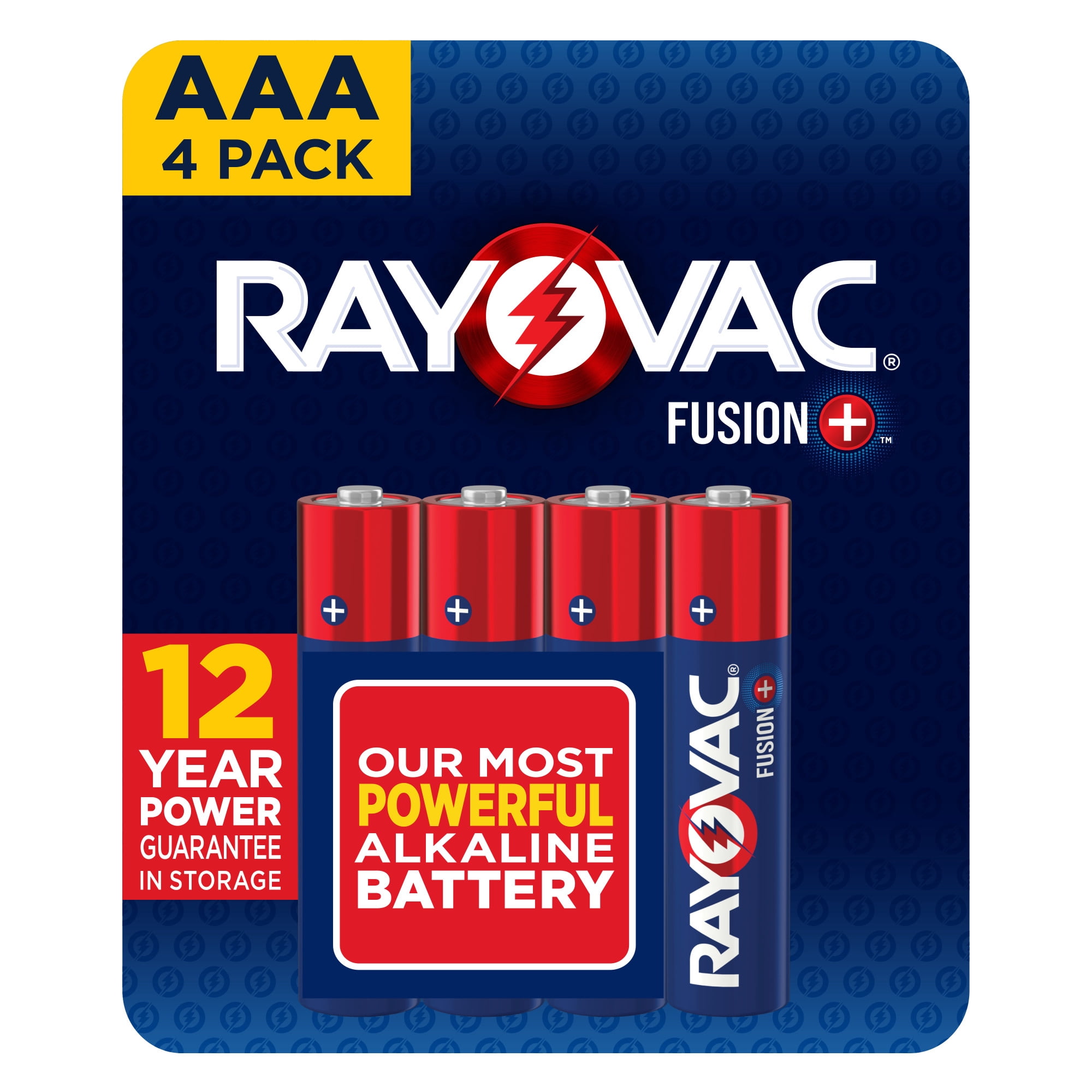 Rayovac Fusion AAA Alkaline Batteries (High-Drain Performance, 4 Pack) r7nc9
