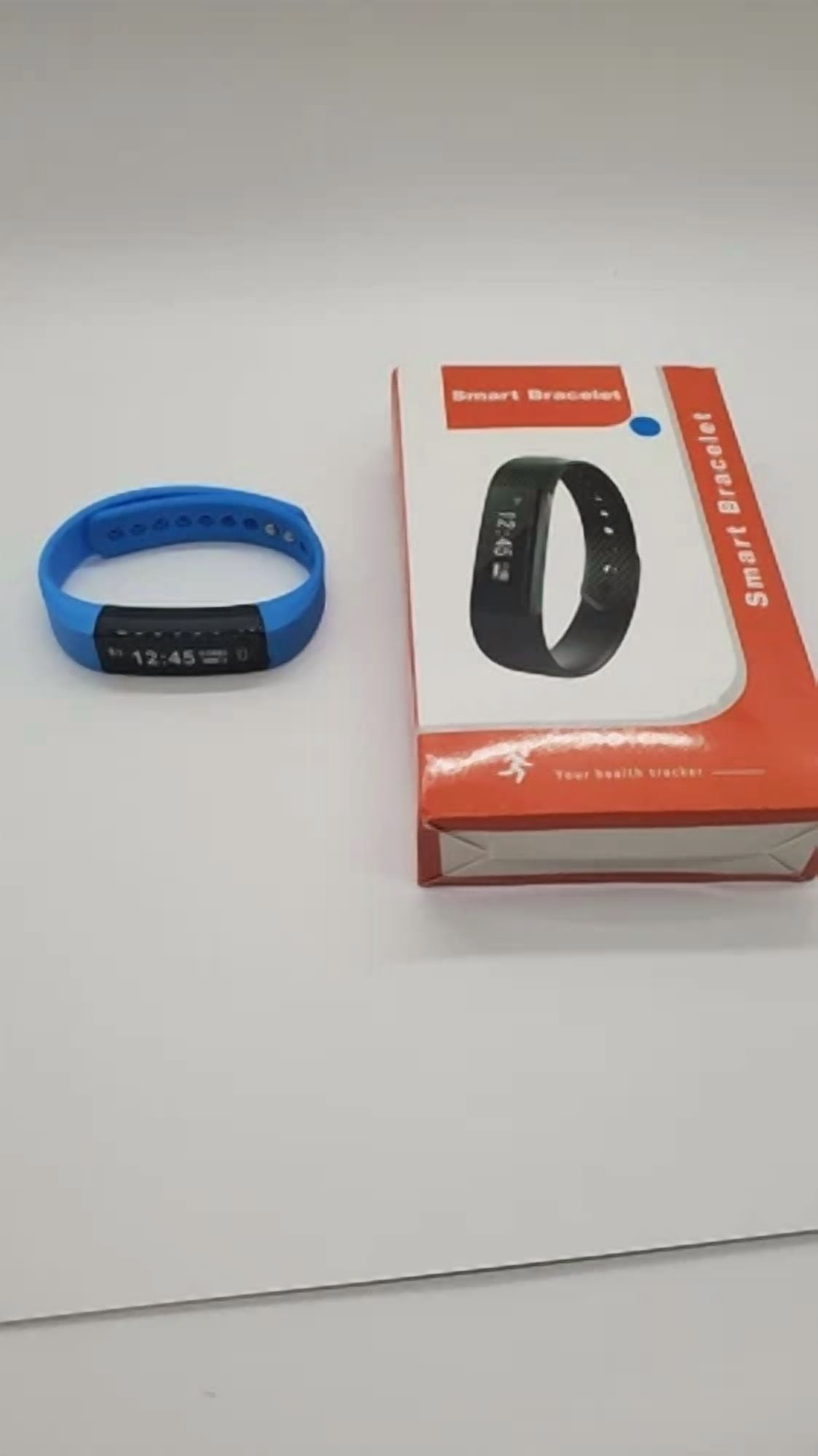 Rhea Smart Bracelet Health Fitness Tracker (Blue, One Size) gcvdz