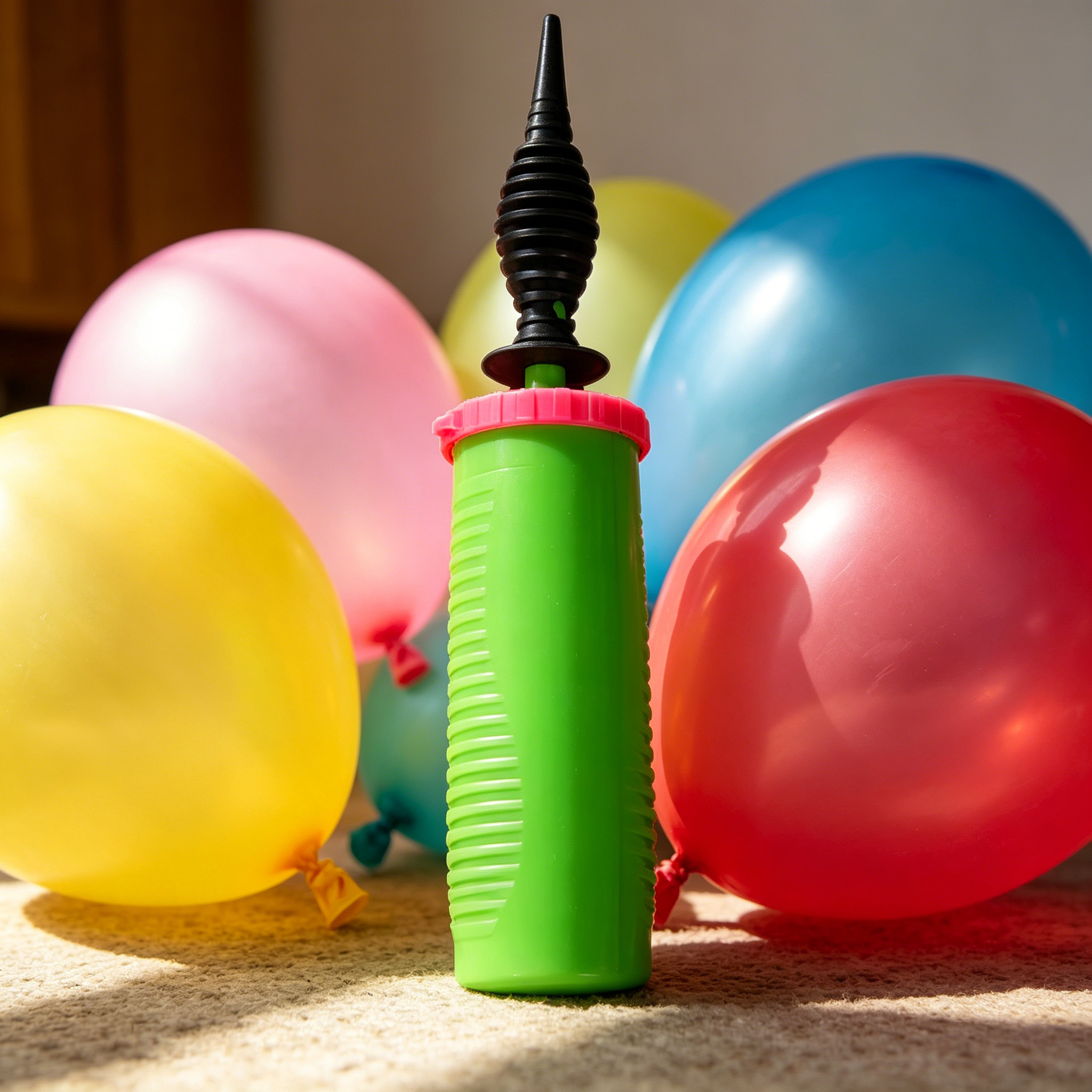 Hibibud Manual Balloon Pump Dual Action Inflator for Party Decorations and Balloon Arches (1 Count) z0brw