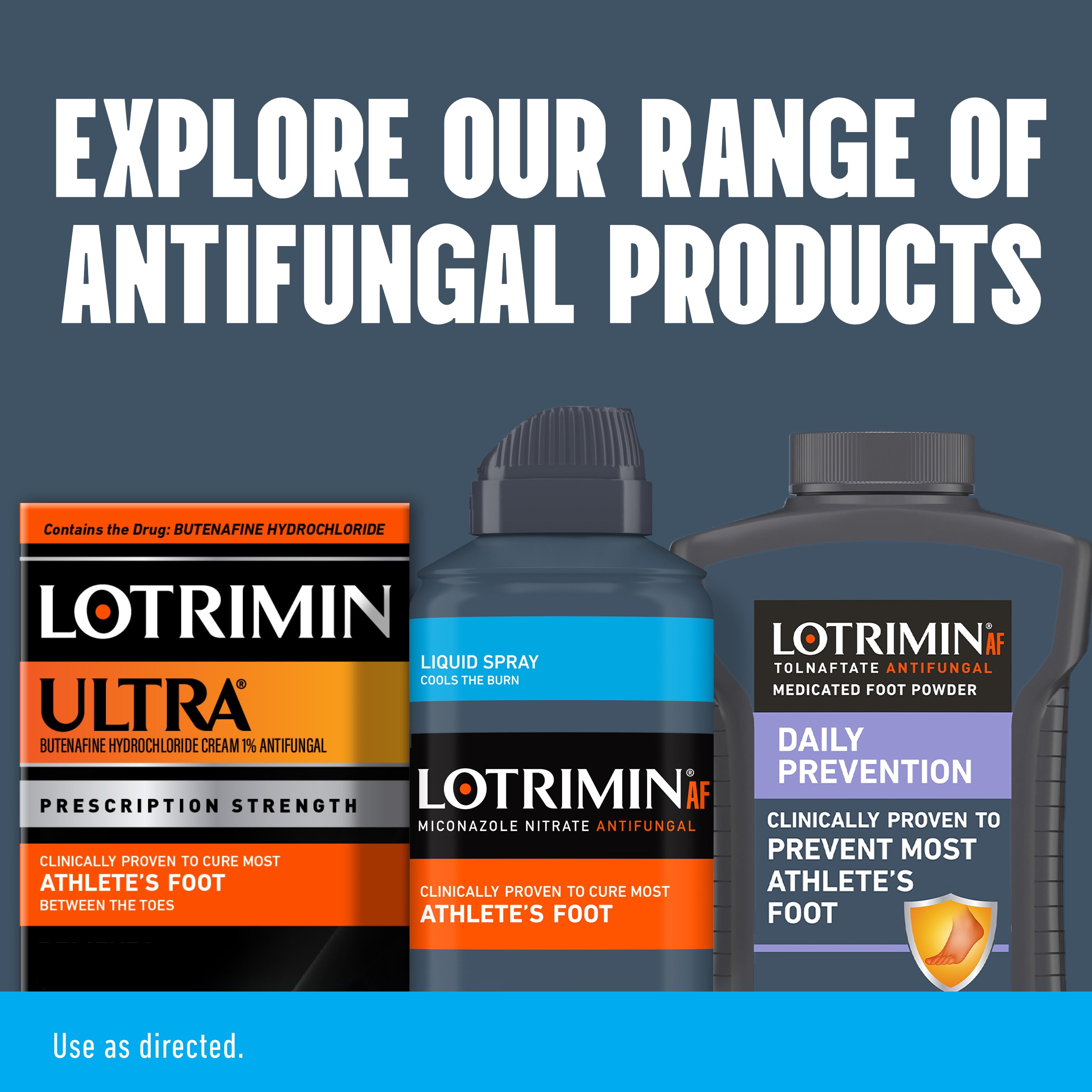 Lotrimin AF Athlete's Foot Liquid Spray, Antifungal Treatment for Itchy Skin (4.6 oz) w9c9q