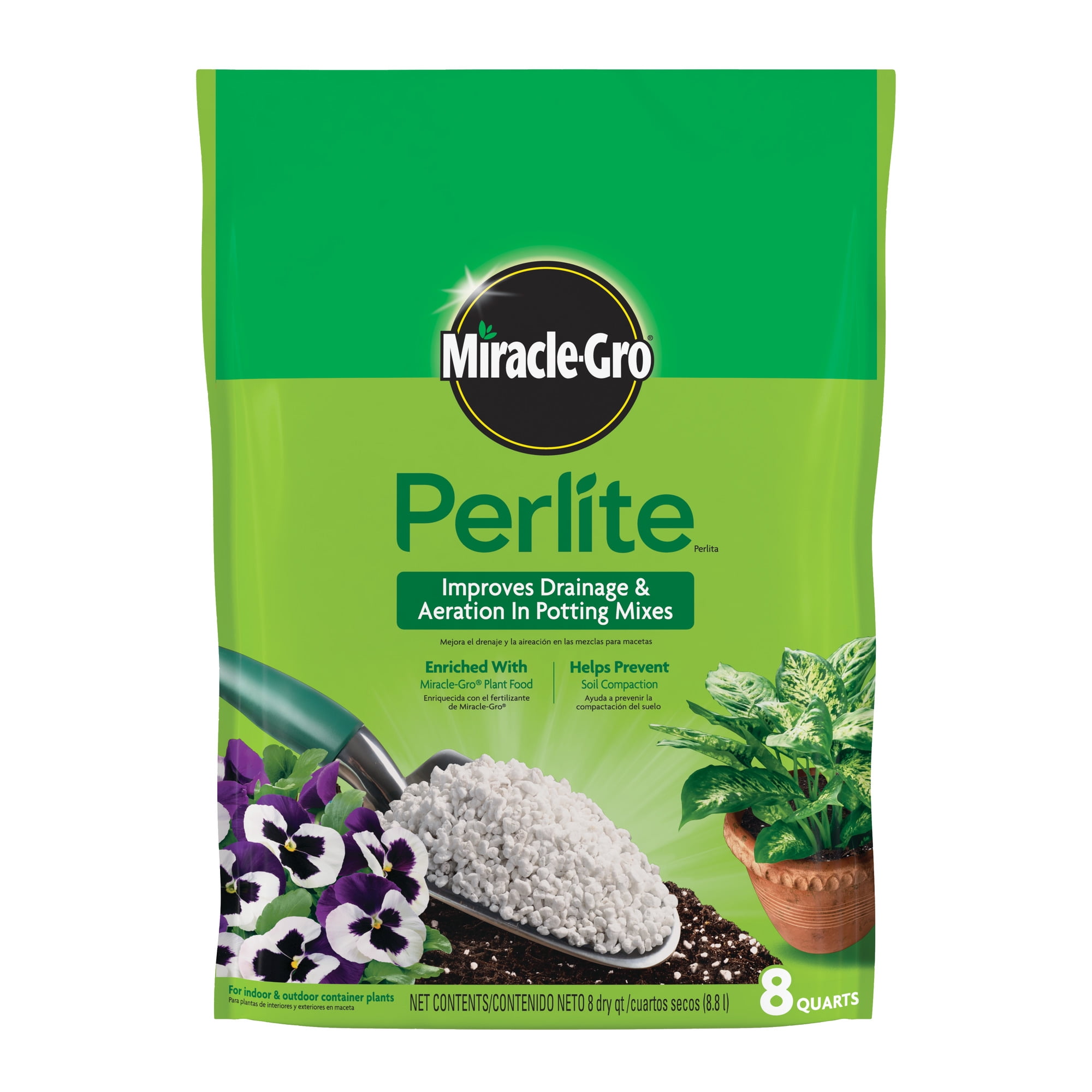 Miracle-Gro Perlite Soil Amendment for Drainage and Aeration (White, 8 qt.) k6die - Image 10