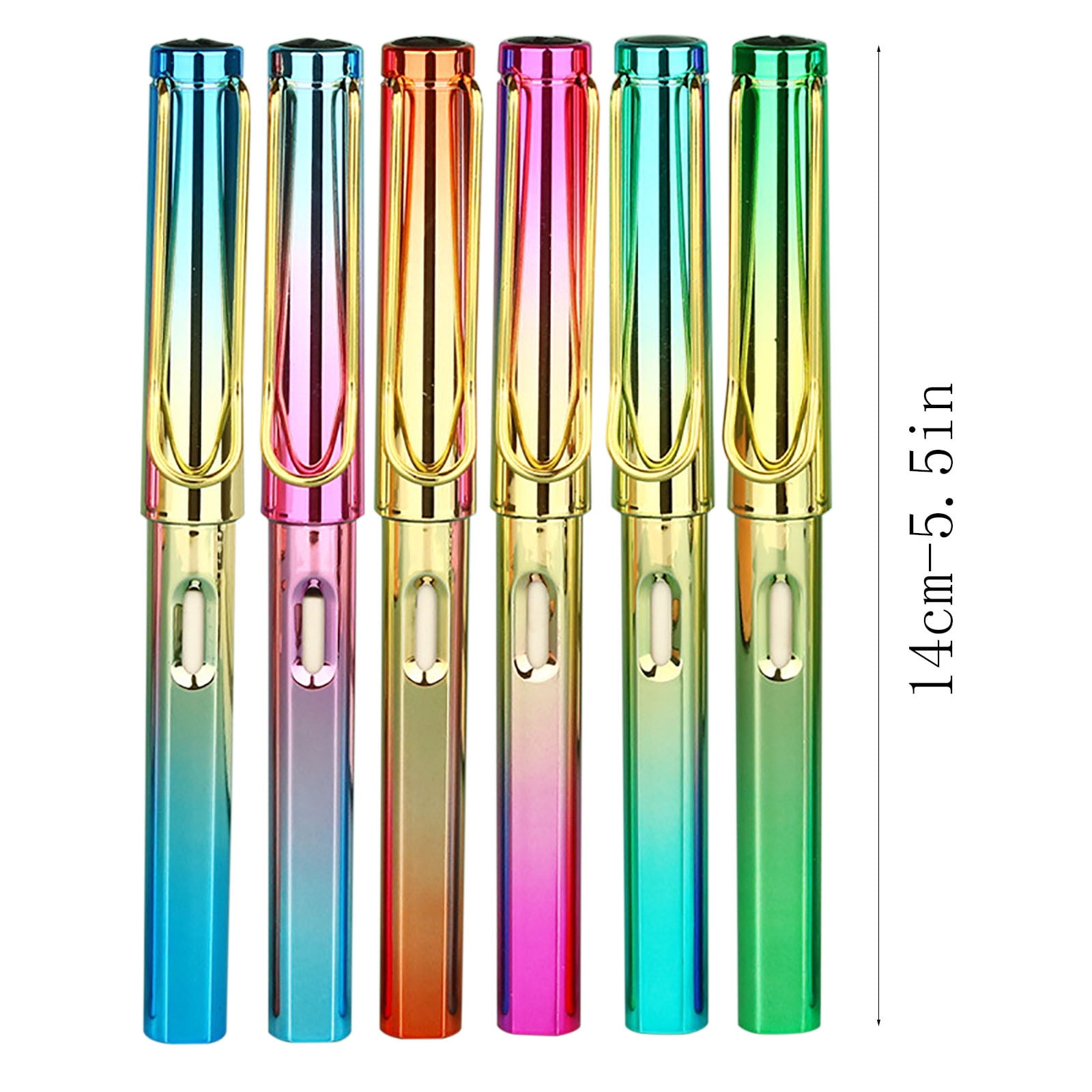 Sinimoko Everlasting Inkless Metal Pencil Set (6 Pack, Silver) v0o7j