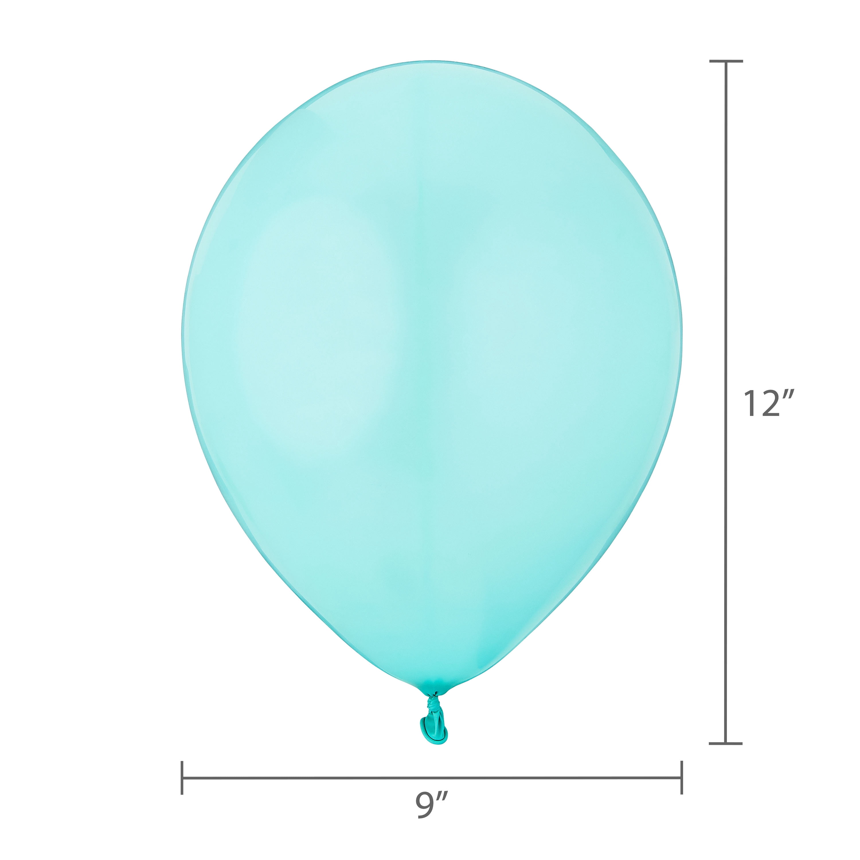 Way To Celebrate Latex Party Balloons (Teal, 15 Pieces, 12 in) d9u46
