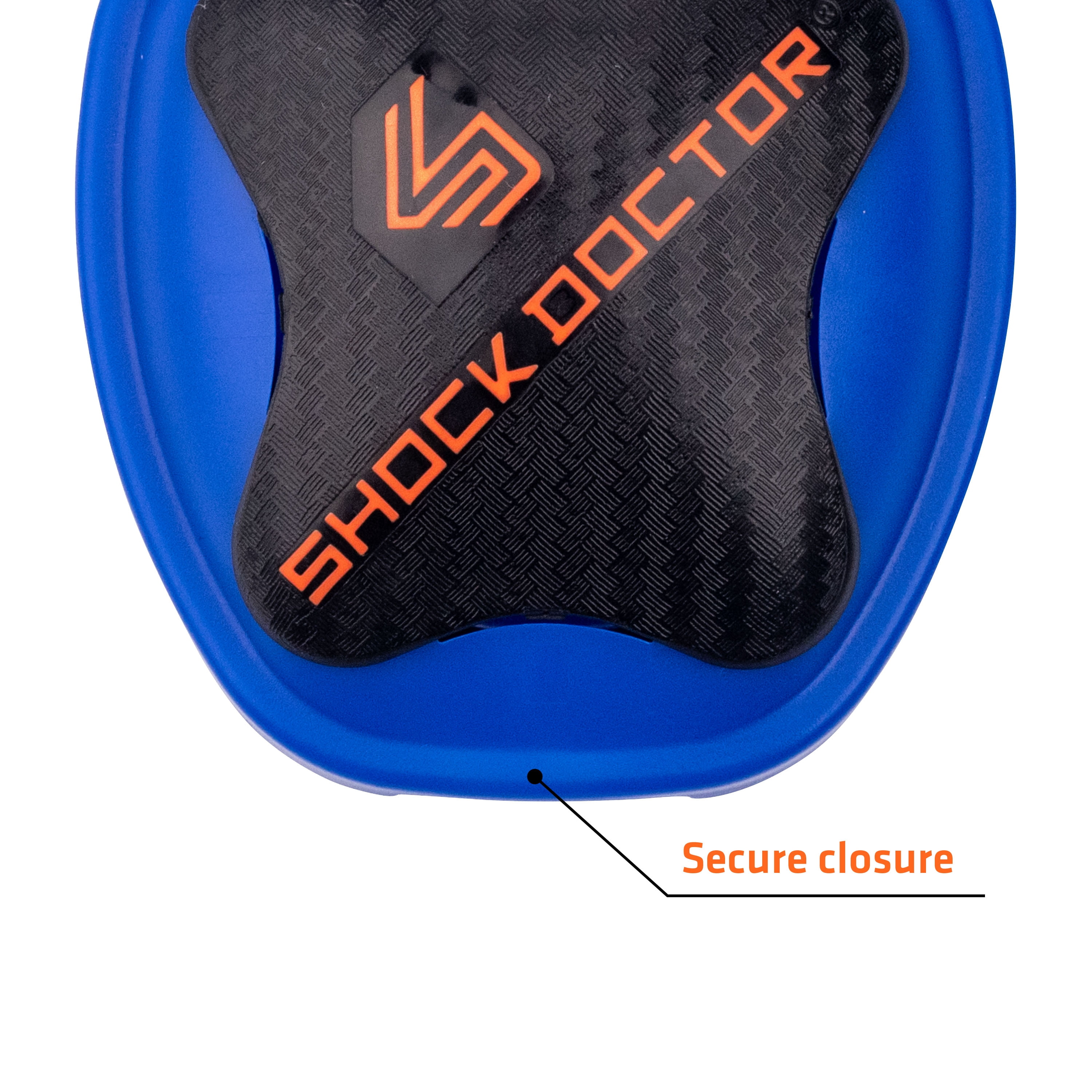 Shock Doctor Mouthguard Case Protective Storage Container (Blue, One Size) aouxh