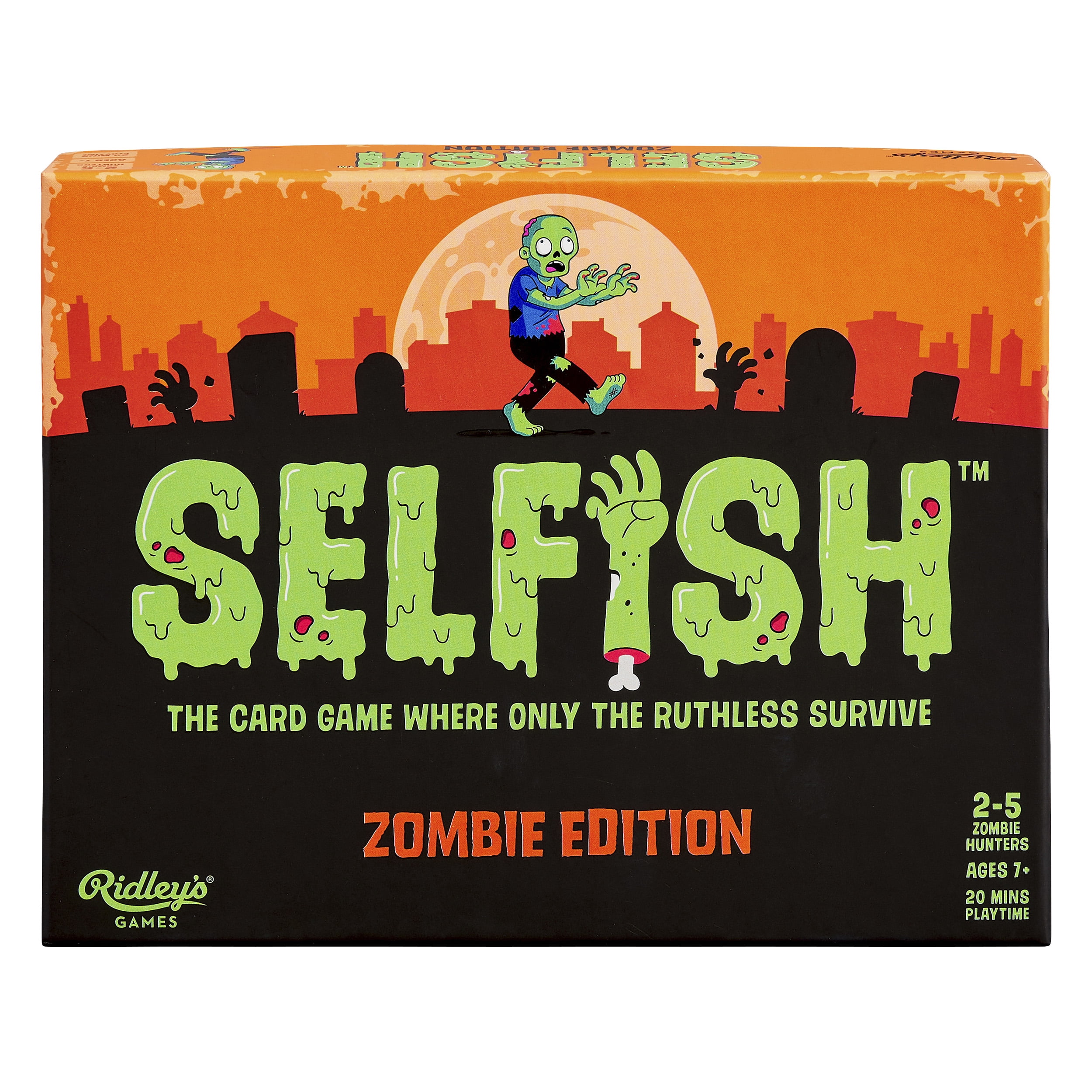 Ridley's Selfish Zombie Edition Card Game (Survival Strategy Board Game) kzm2j