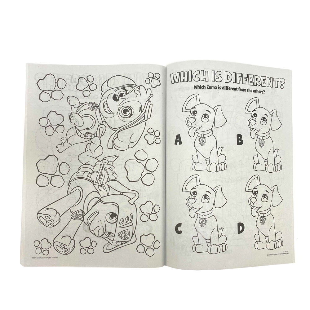 BAZIC Paw Patrol Jumbo Coloring and Activity Book Set (2 Pack, 8 in x 10.75 in) ystpz