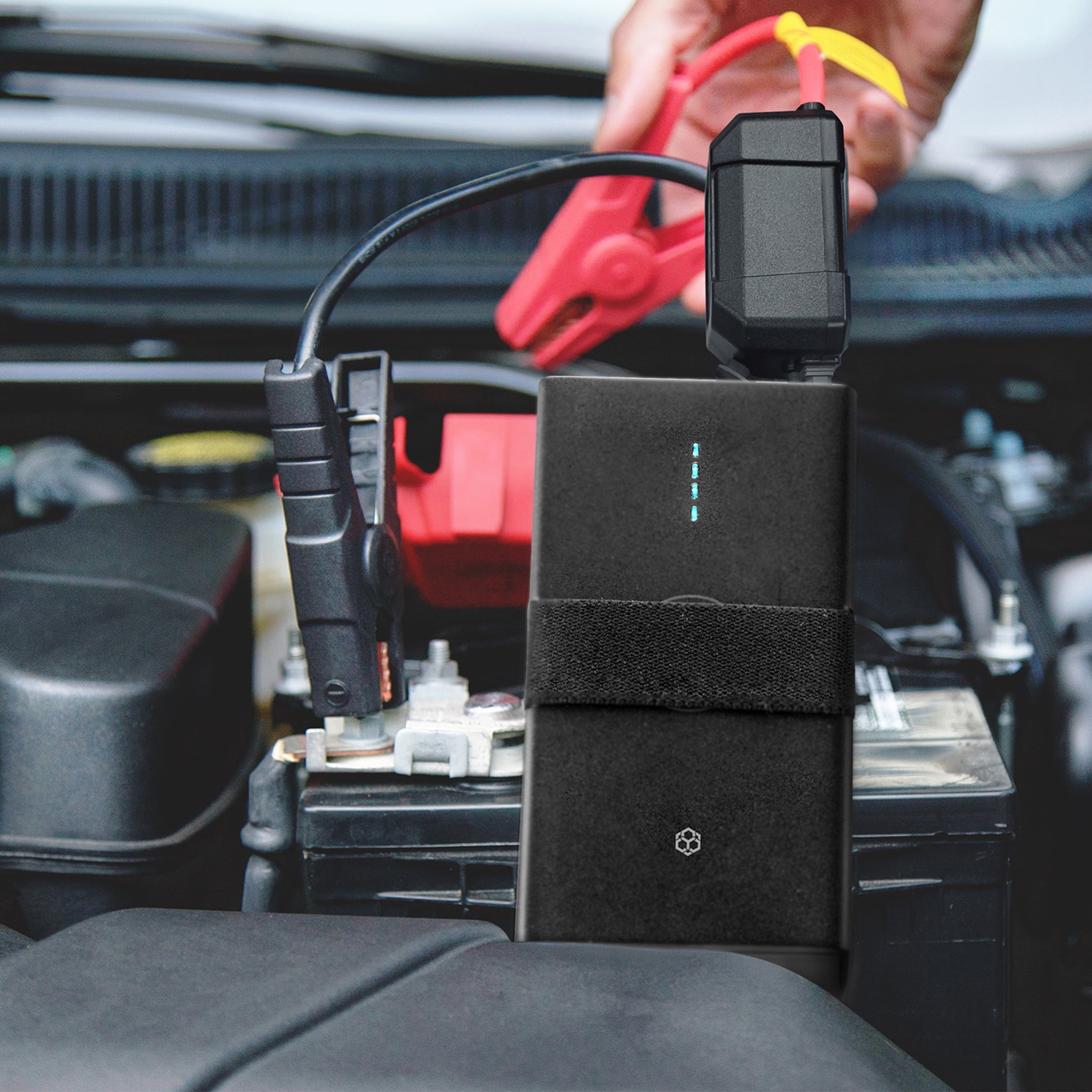 YADA Power Bank Pro Car Battery Jump Starter and Portable Charger (Black, 10000 mAh) vtajg