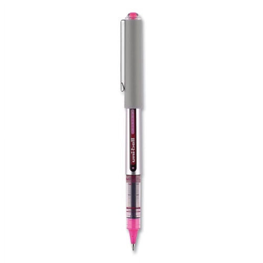 uniball Vision Roller Ball Pen, Fine Point 0.7 mm, Smooth Flowing Ink (Assorted Colors, 10 Count) 03tx8