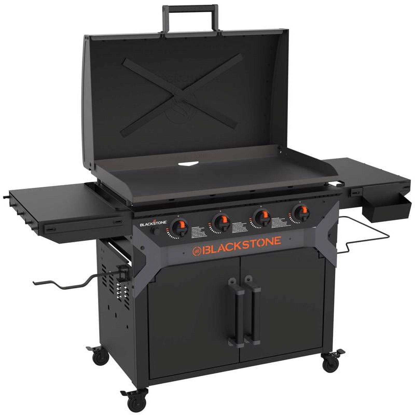 Blackstone 4-Burner Liquid Propane Outdoor Griddle with Hood (Black, 760 sq in) op3bi