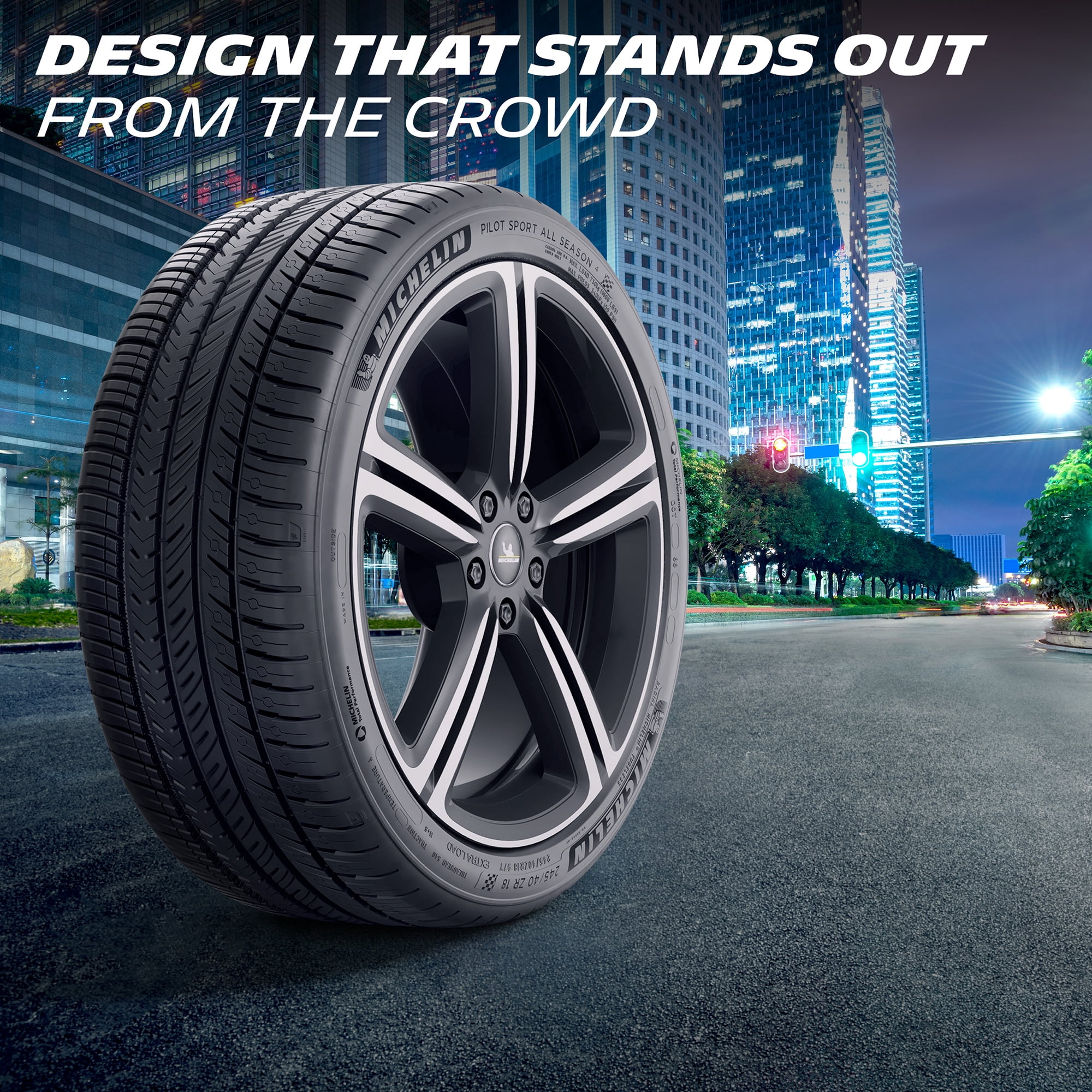 Michelin Pilot Sport All-Season 4 High-Performance Tire (325/30ZR19) ffh08