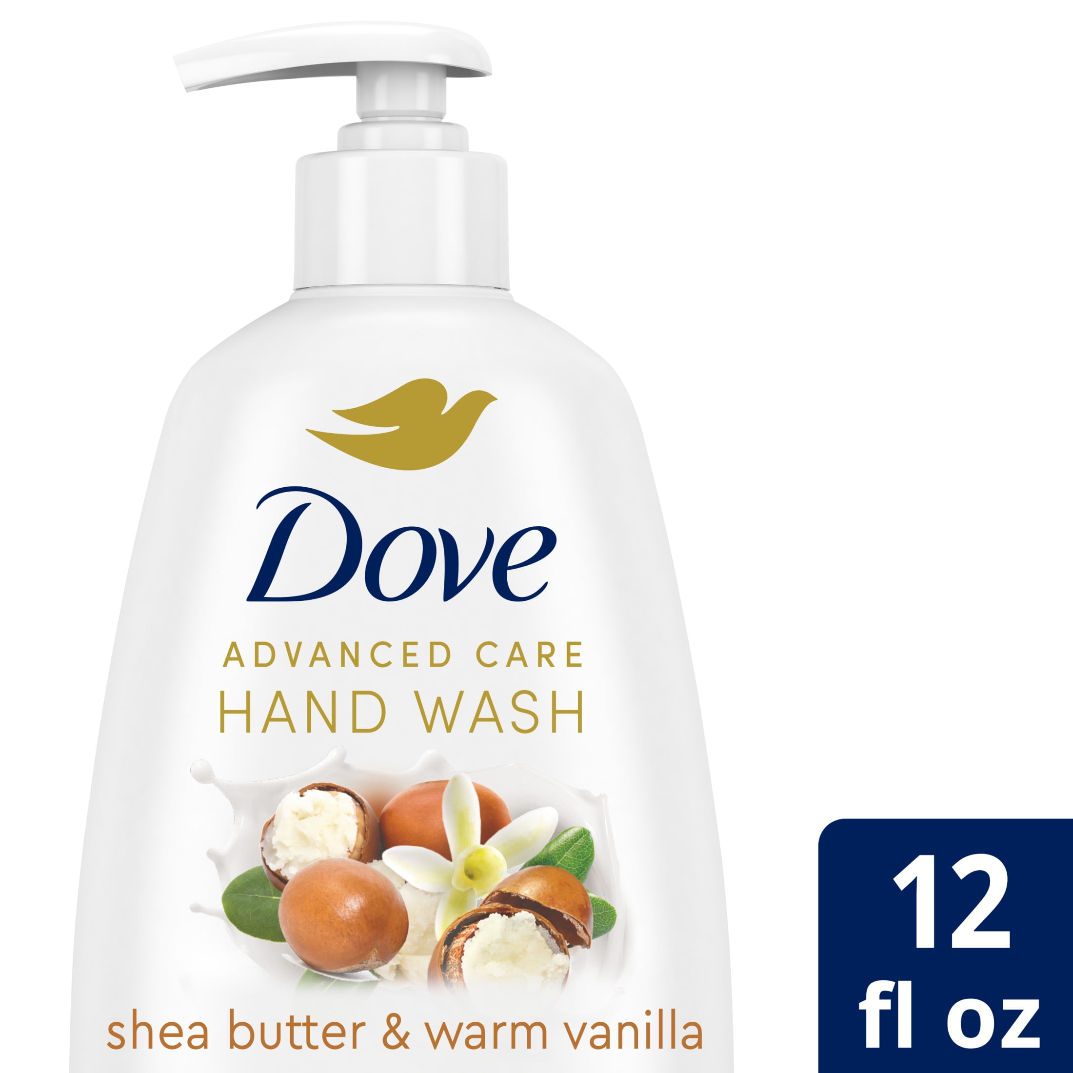 Dove Advanced Care Hand Wash, Shea Butter & Warm Vanilla Moisturizing Cleanser (12 oz) cosvr