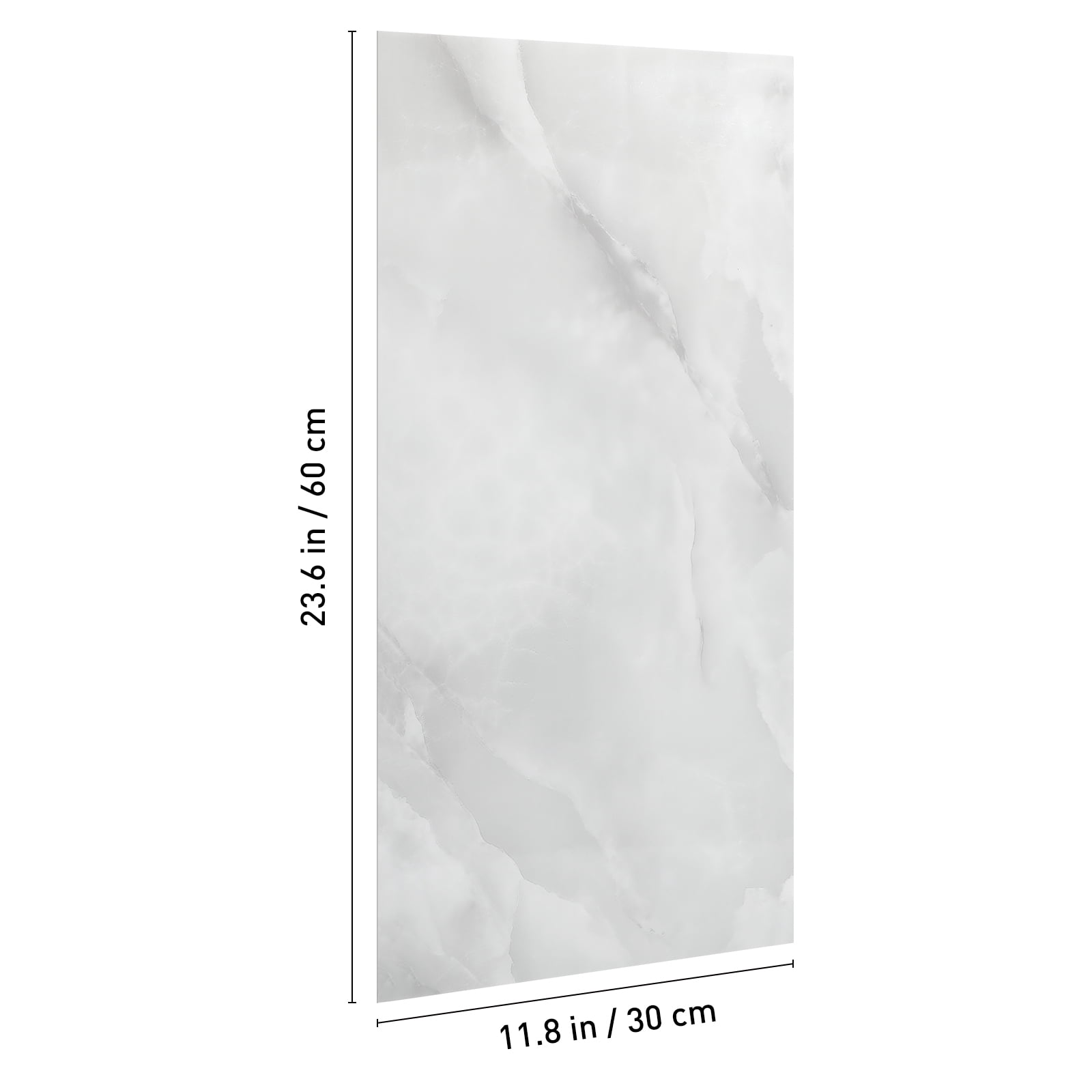 Foxnovo Peel and Stick Backsplash Tile Wall Stickers (40 Pack, 11.8 in x 23.6 in) 9wv22