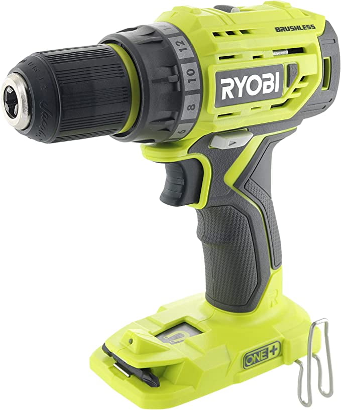 Ryobi P252 18V Brushless 1/2 Inch Drill Driver with MagTray (Certified Refurbished, Tool Only) 37xls