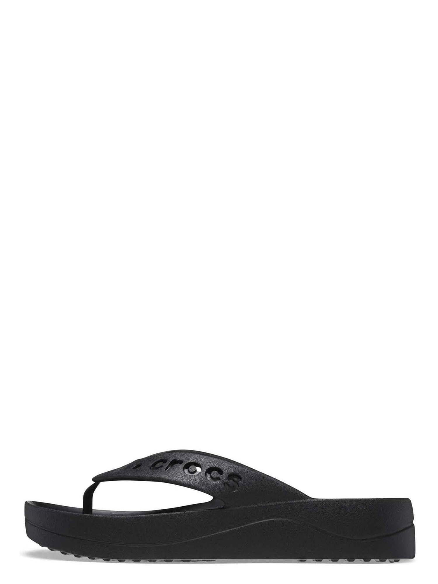 Crocs Women's Baya Platform Flip Flop Sandals (Black, 8 US) 6e2rf - Image 3