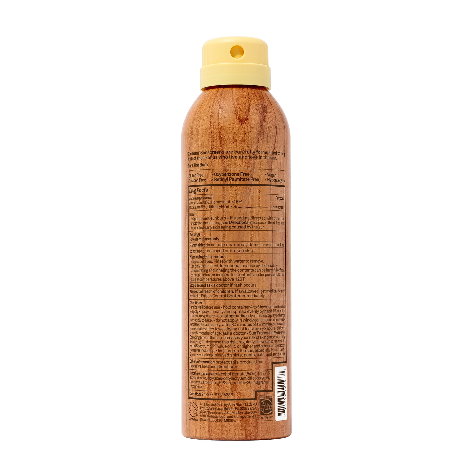 Sun Bum Premium Moisturizing Sunscreen Spray (SPF 50, 6 oz) haxd1