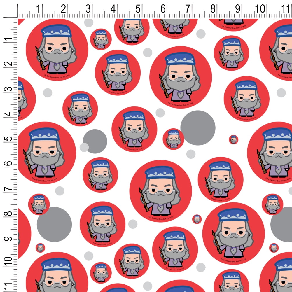 Graphics and More Harry Potter Dumbledore Chibi Character Premium Gift Wrapping Paper (30 in x 72 in) haw3y
