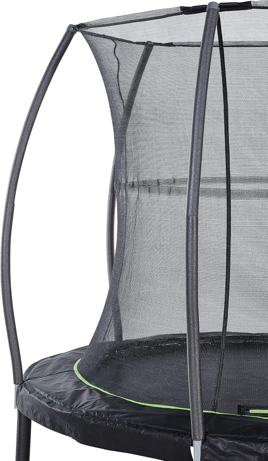 JumpKing 7ft Round Trampoline with Safety Enclosure and Access Ramp (7 ft) 5qx16